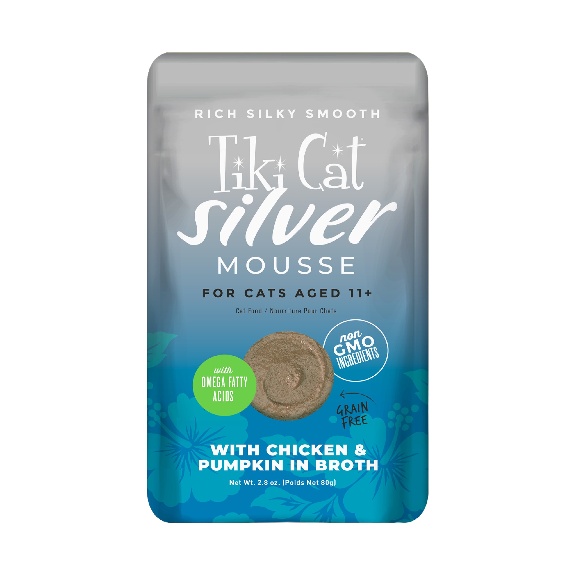 Tiki Cat Velvet Mousse Senior Chicken With Pumpkin Wet Cat Food 2 8 Oz