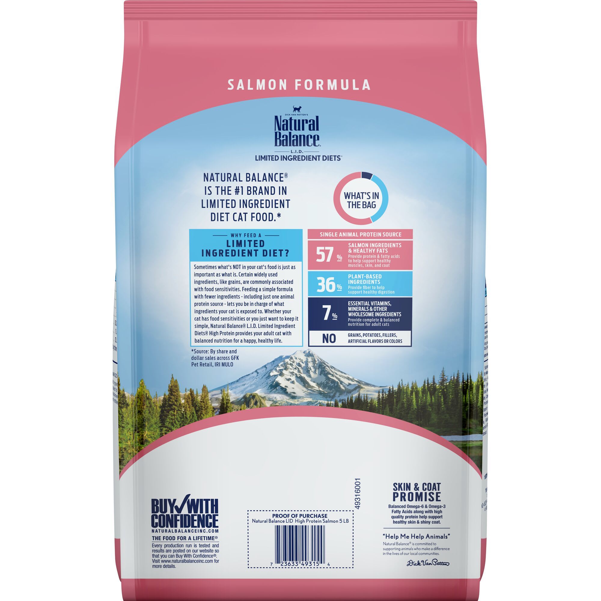 Natural Balance L.I.D. High Protein Salmon Formula Adult ...