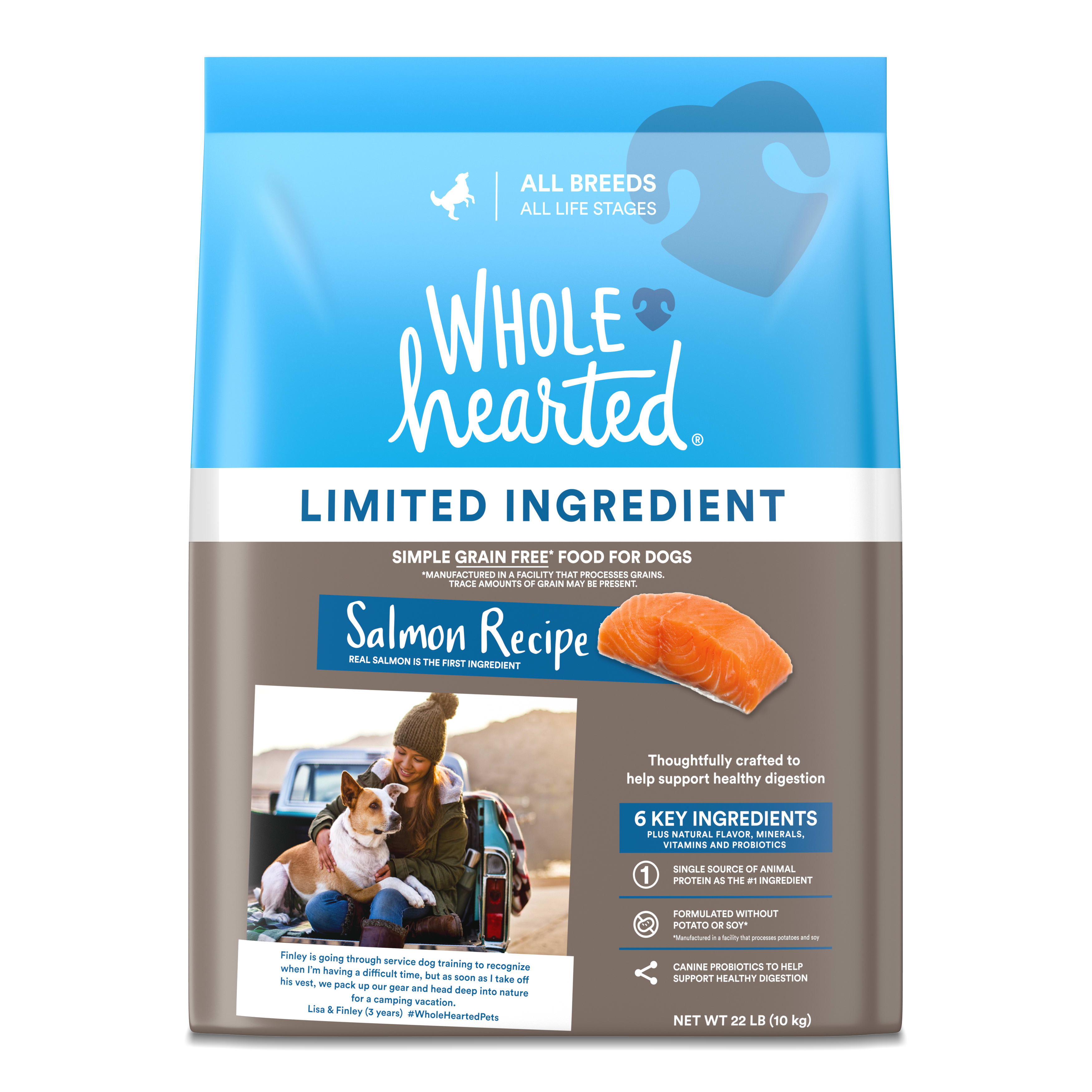 wholehearted dog food nutrition facts