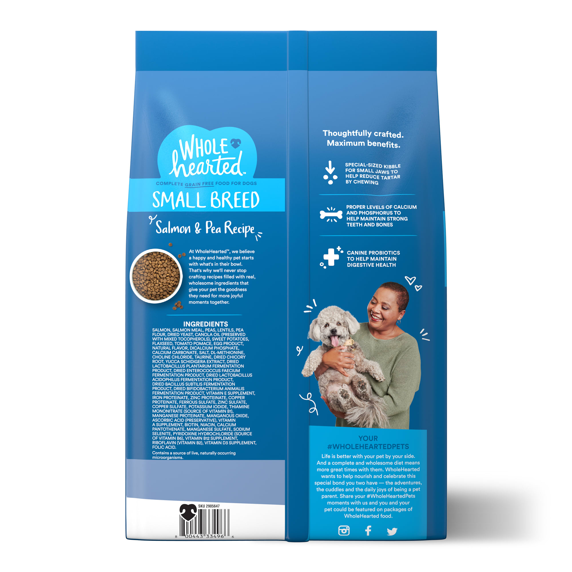 Wholehearted dog hotsell food small breed