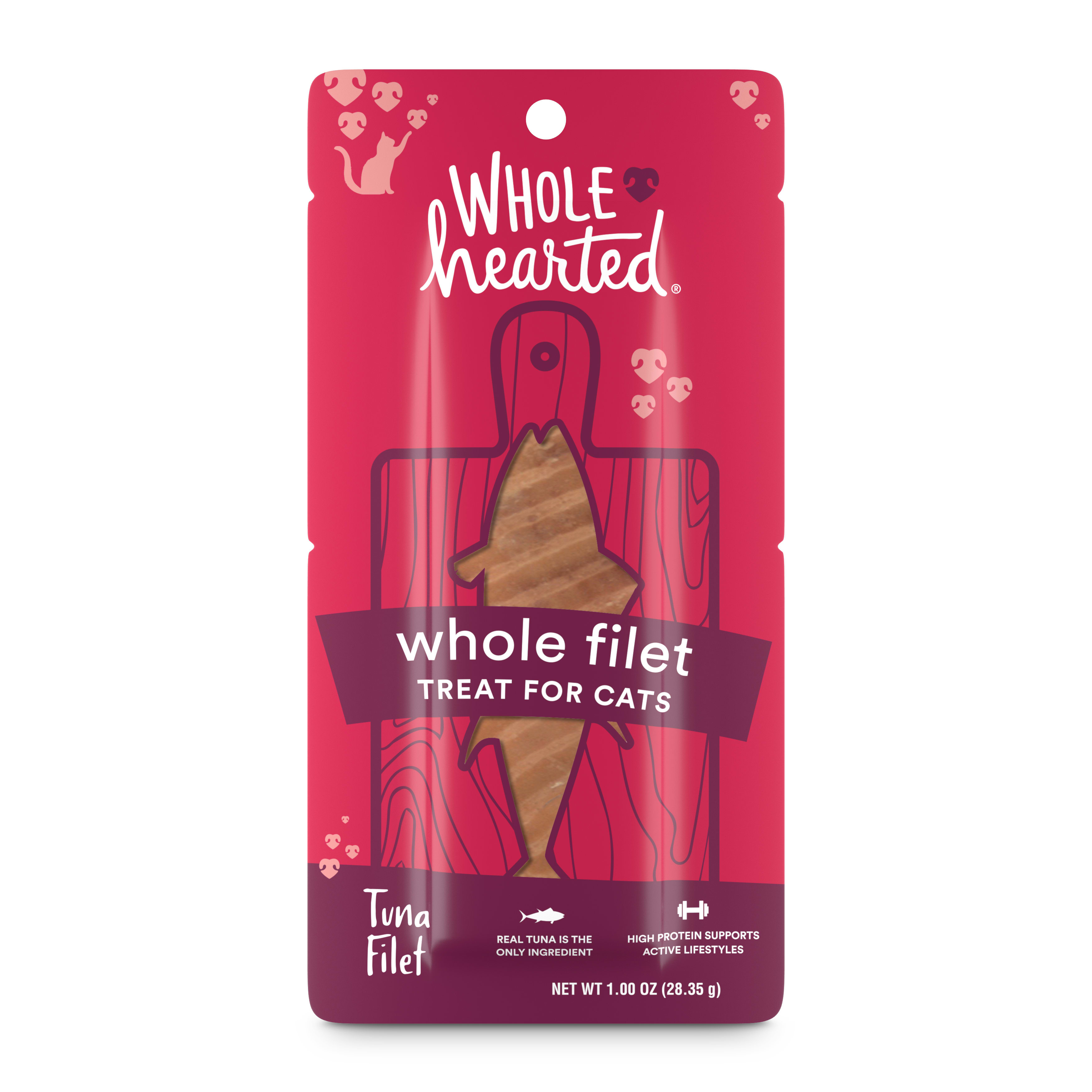 WholeHearted Protein Rich Tuna Filet Cat Treat 1 oz. Petco