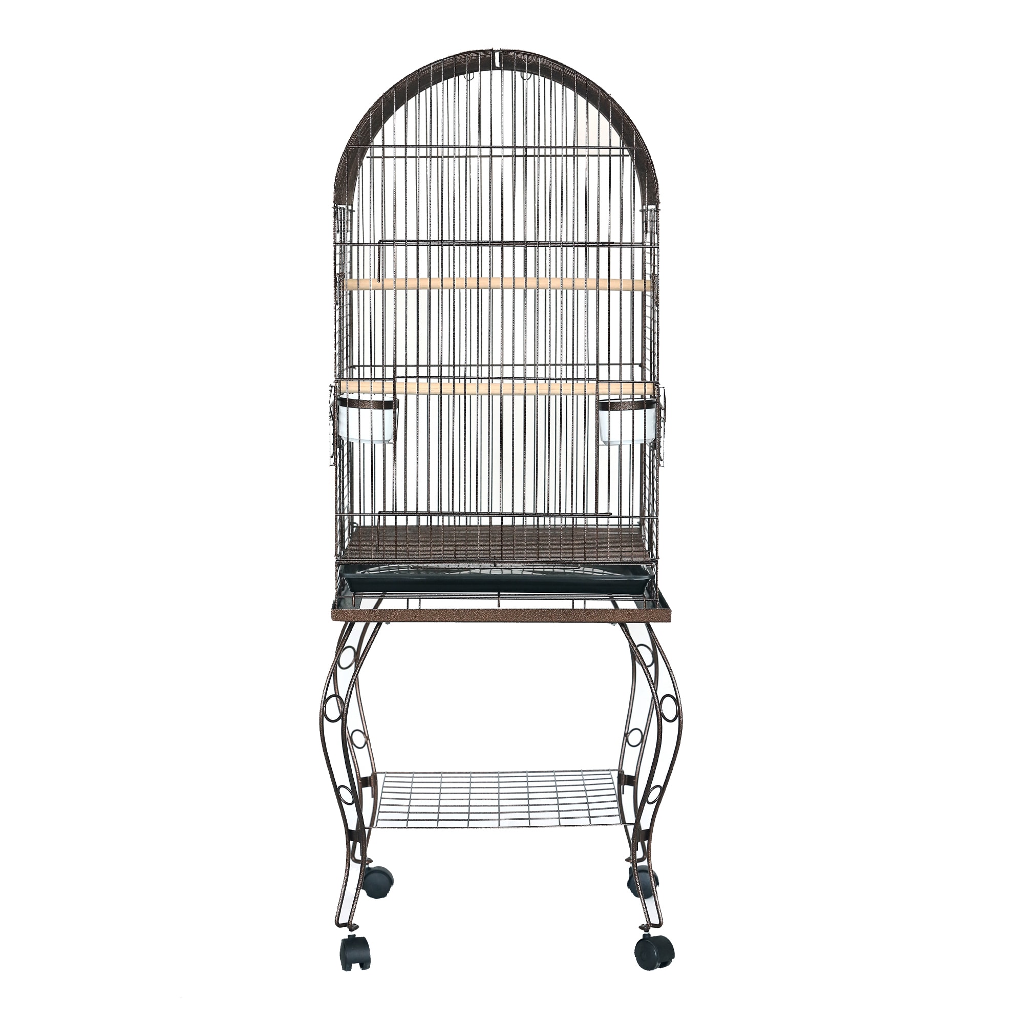 View of YML Dometop Copper Parrot Cage, 20