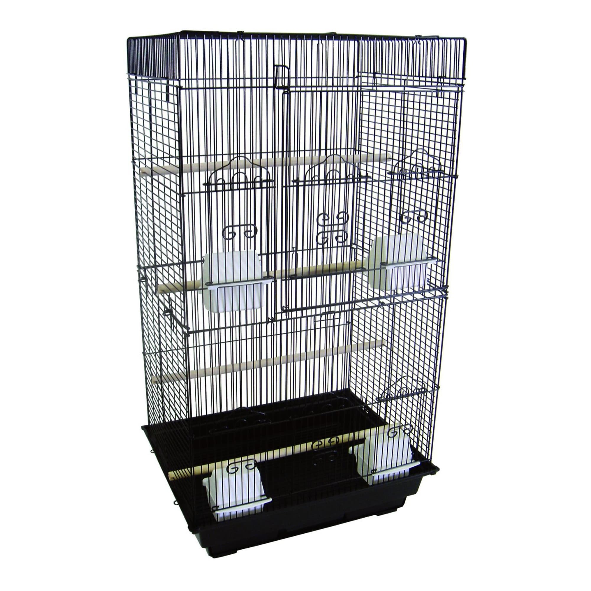 YML A1594 Bar Spacing Round Bird Cage, Brass, Large : : Pet  Supplies