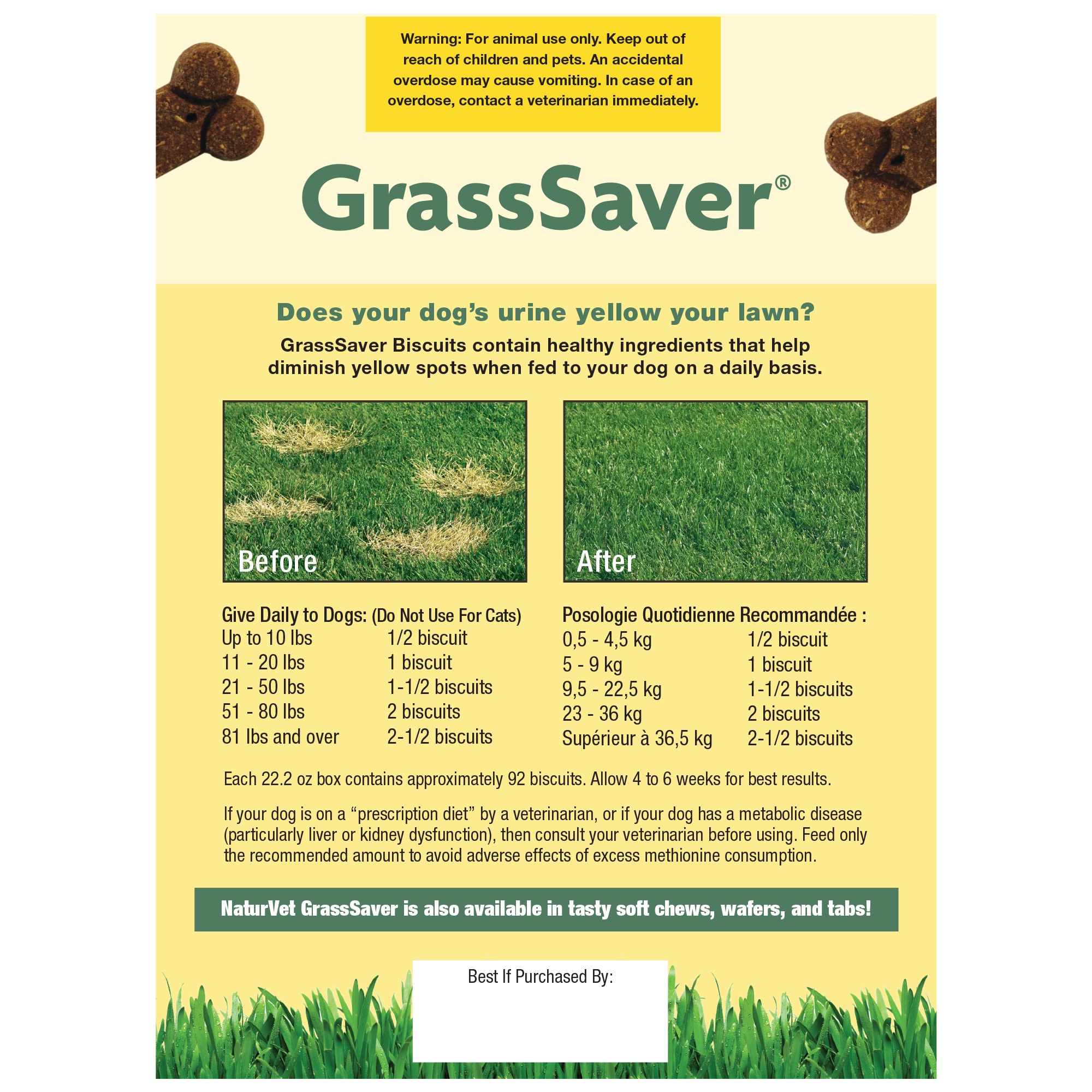 Naturvet grasssaver clearance biscuits