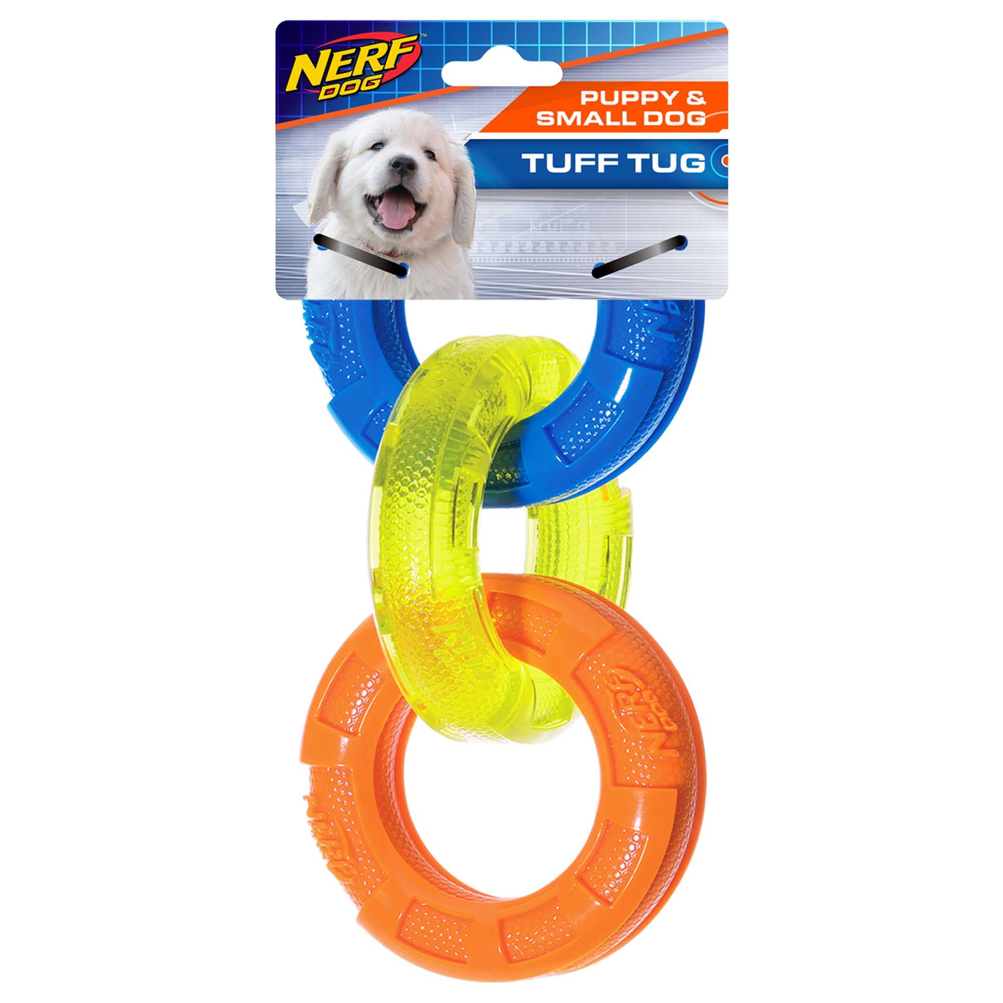 Nerf TPR 3 Ring Tug Blue/Green/Orange 