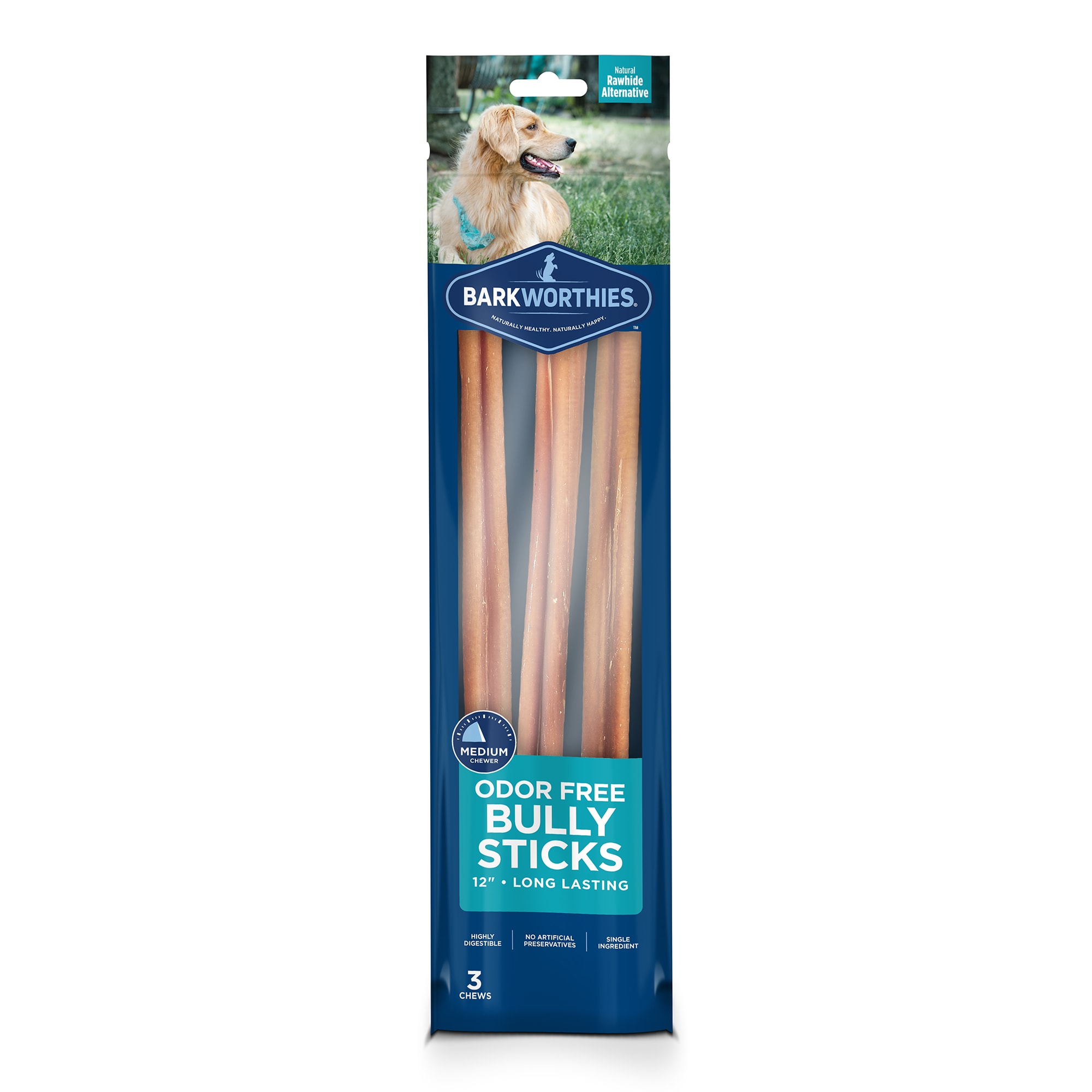 Odor free bully store sticks