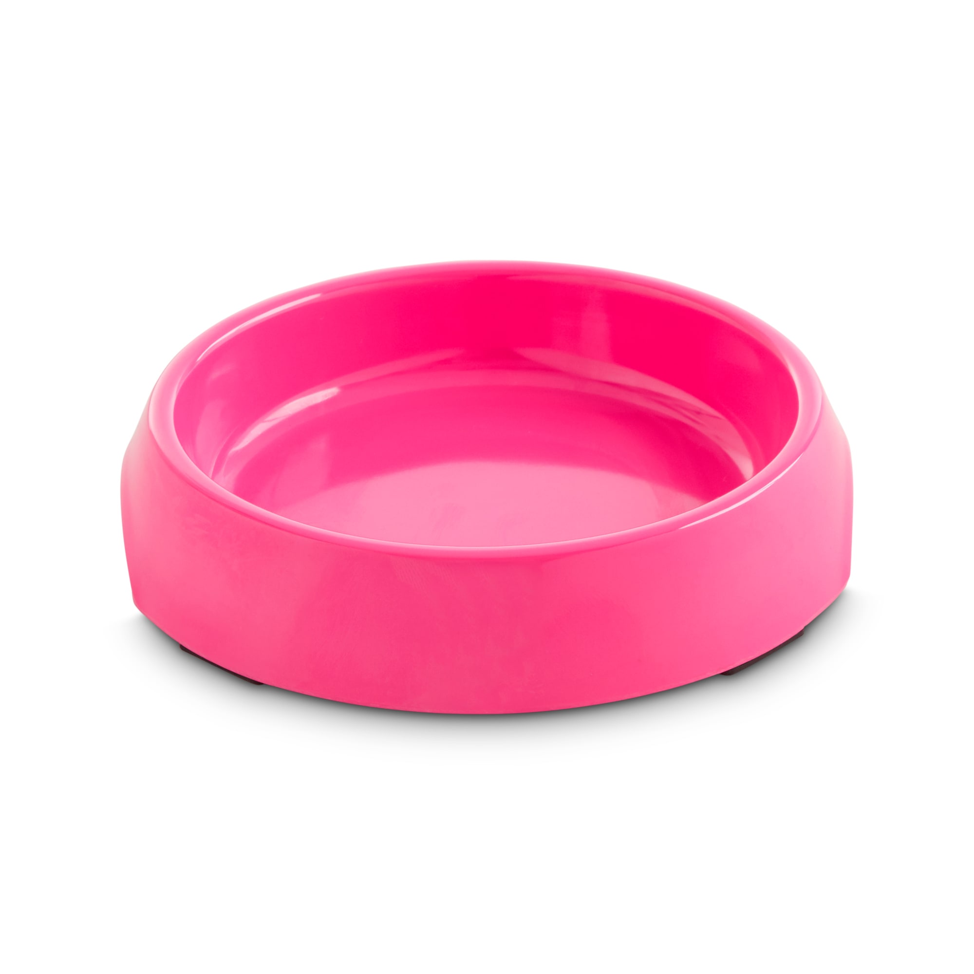 Forest Guys Dog Bowls Cat Bowls (Plastic Bowls, Pink 4-Pack)