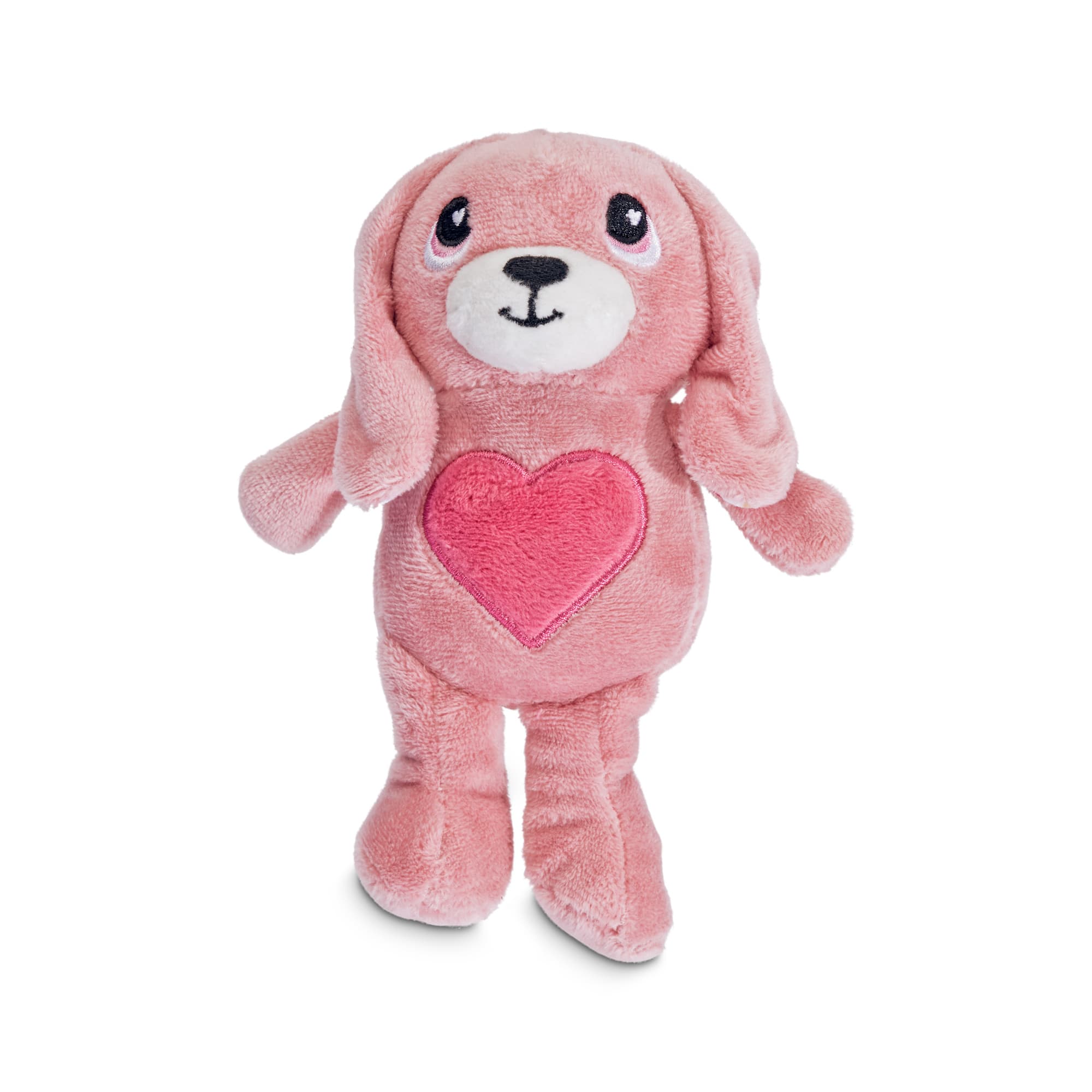 pink rabbit dog toy