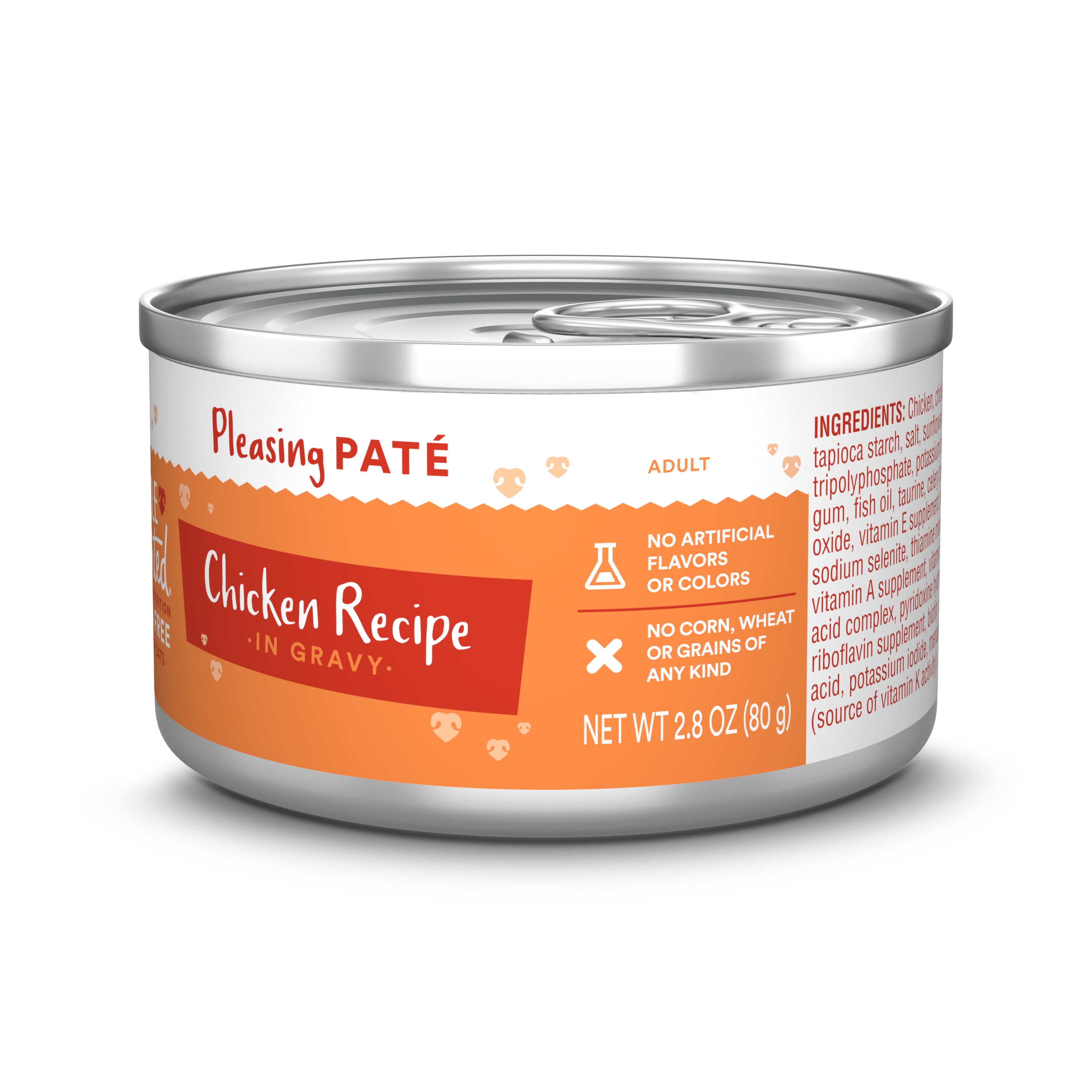 WholeHearted Grain Free Chicken Recipe Pate Adult Wet Cat Food