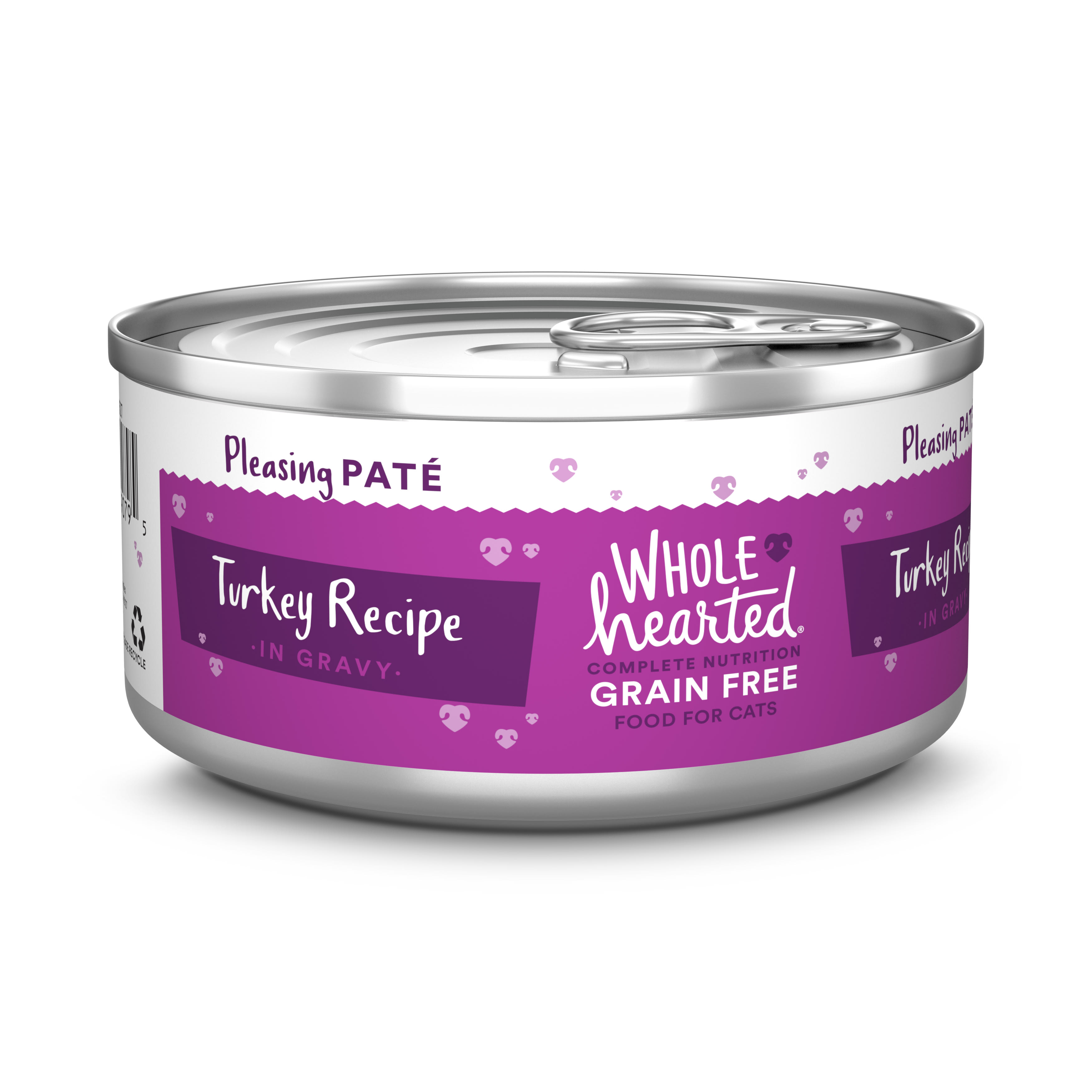 WholeHearted Grain Free Turkey Recipe Pate Adult Wet Cat Food 5.5