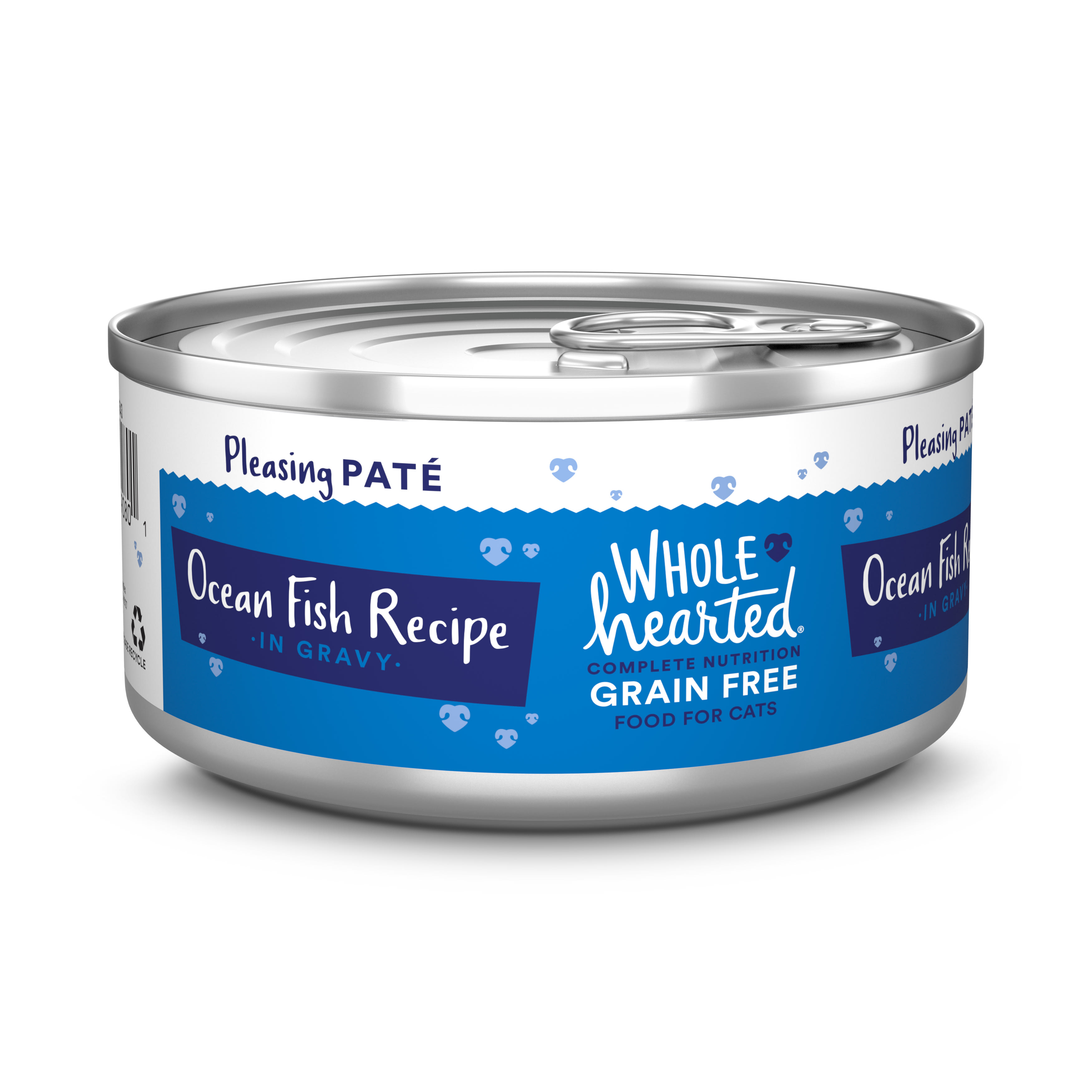 WholeHearted Grain Free Ocean Fish Recipe Pate Adult Wet Cat Food 5.5 oz. Case of 12