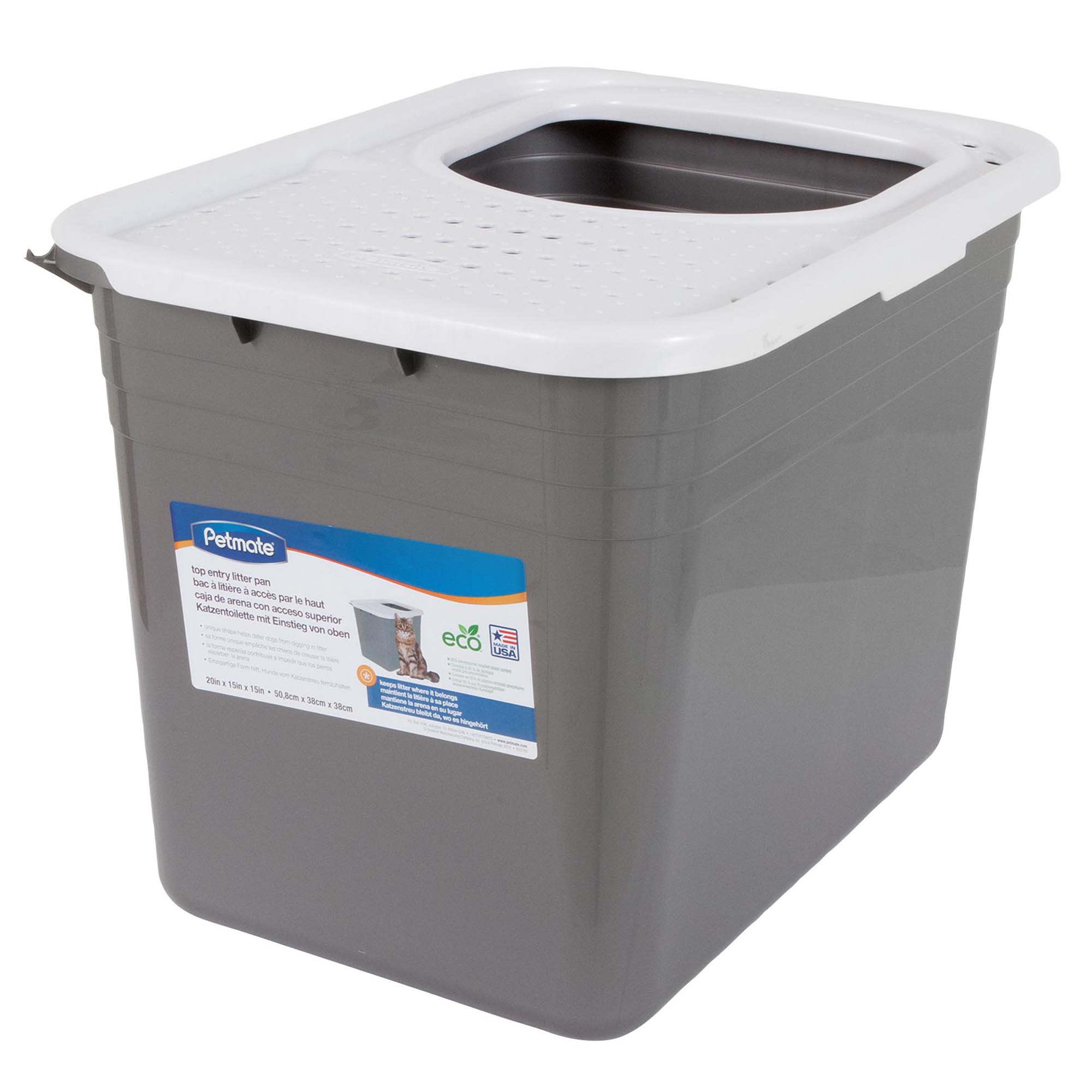 Petmate covered best sale litter box