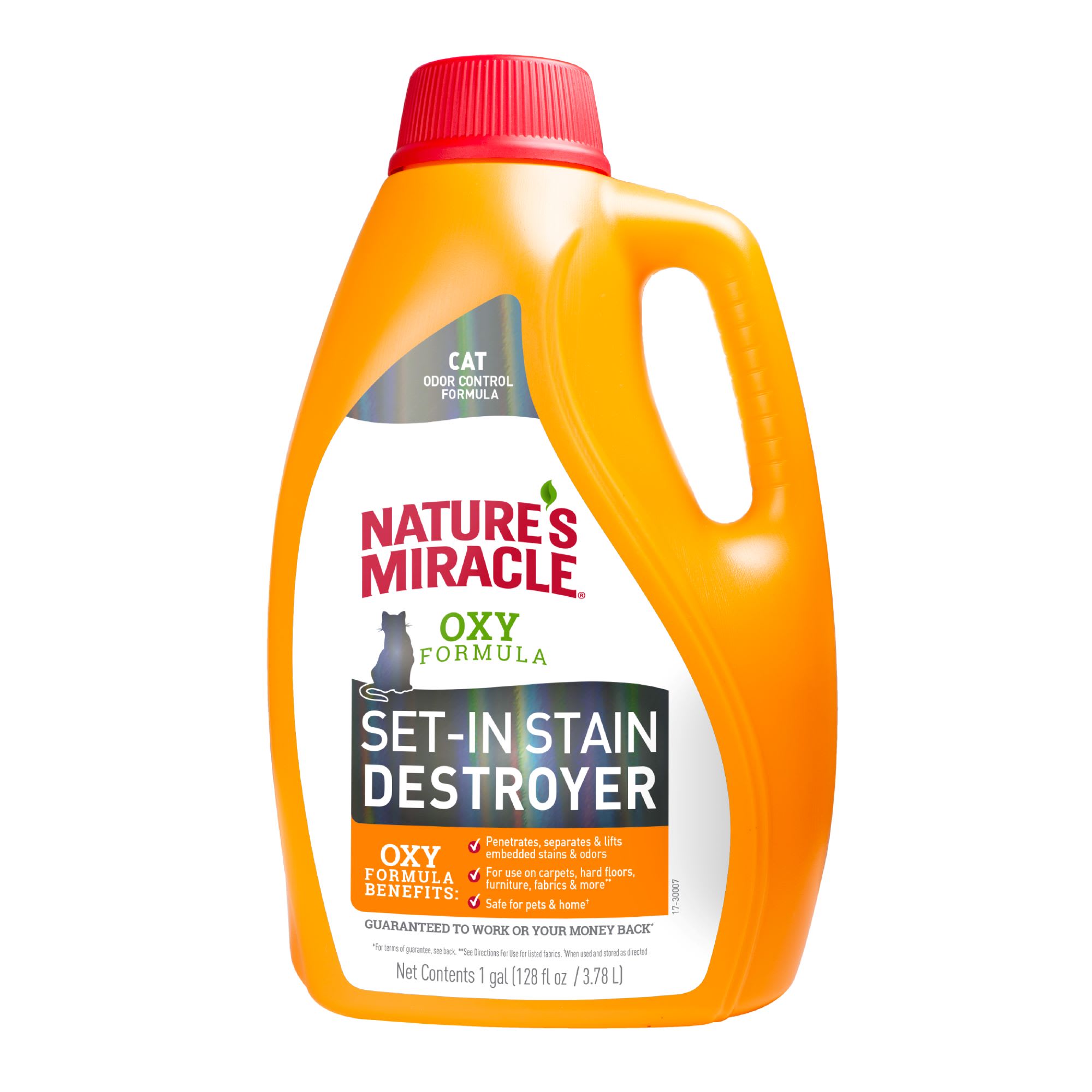 Nature's Miracle Cat Stain & Odor Destroyer, Orange Scent, 1 Gal