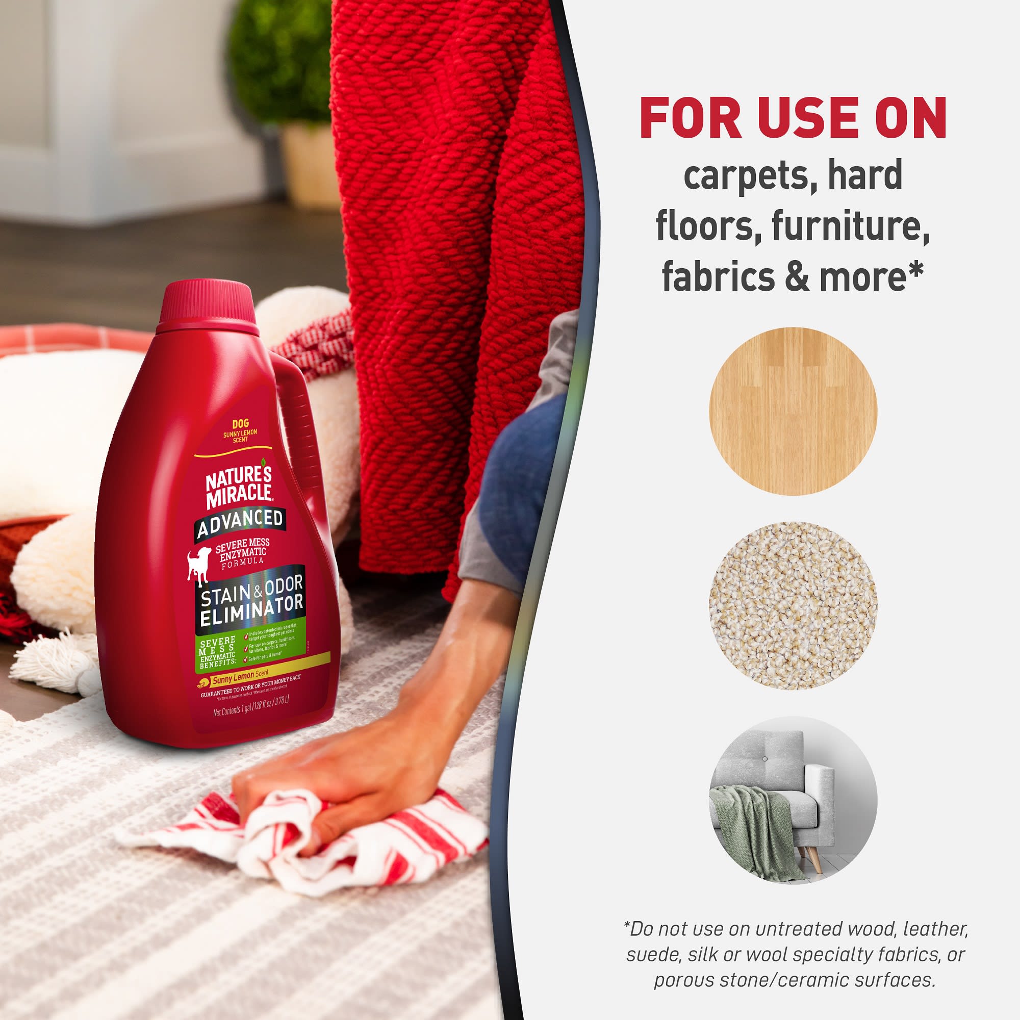 Nature's miracle carpet shampoo petco best sale