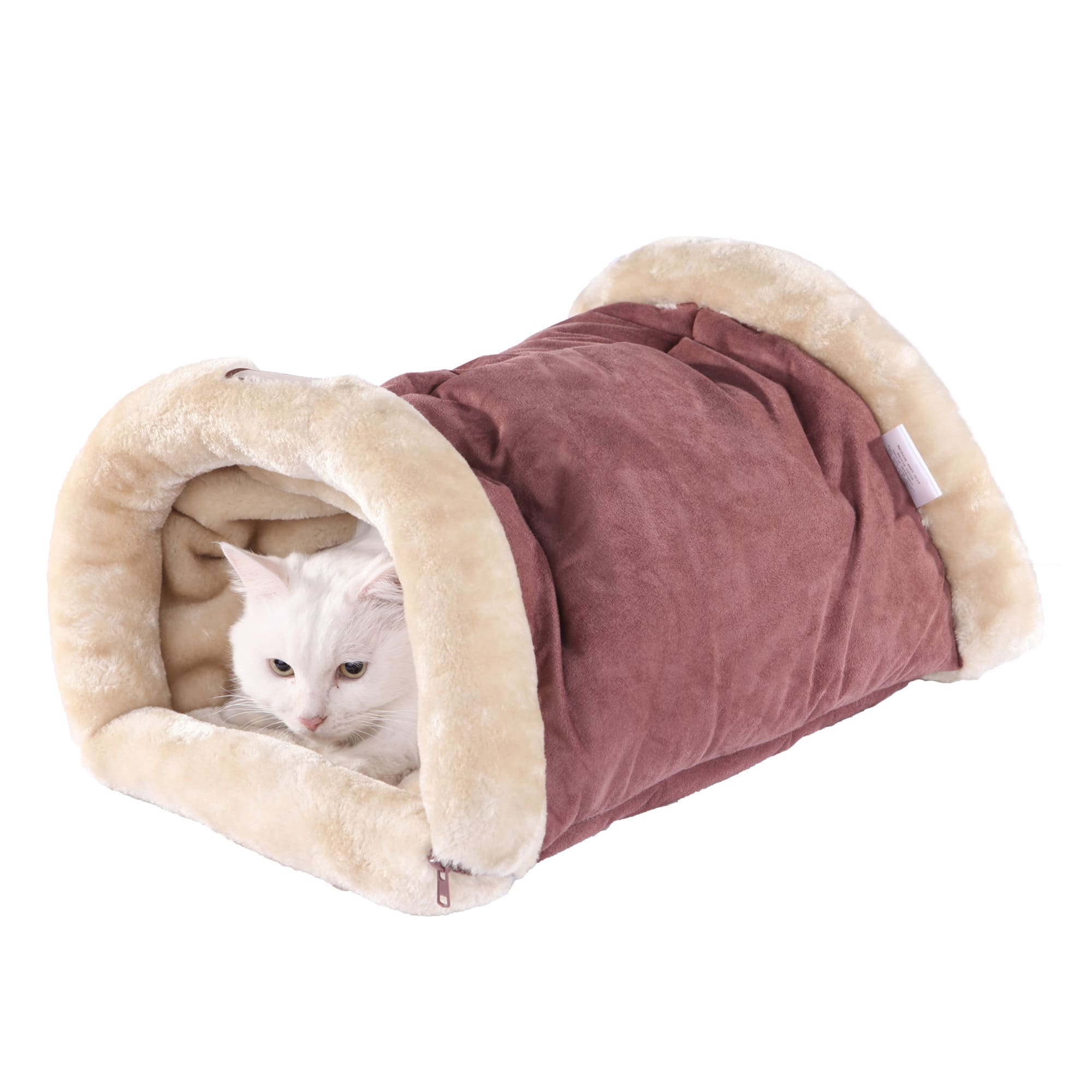 Armarkat Hideaway Cat Bed In Red And Beige 22 L X 14 W Petco