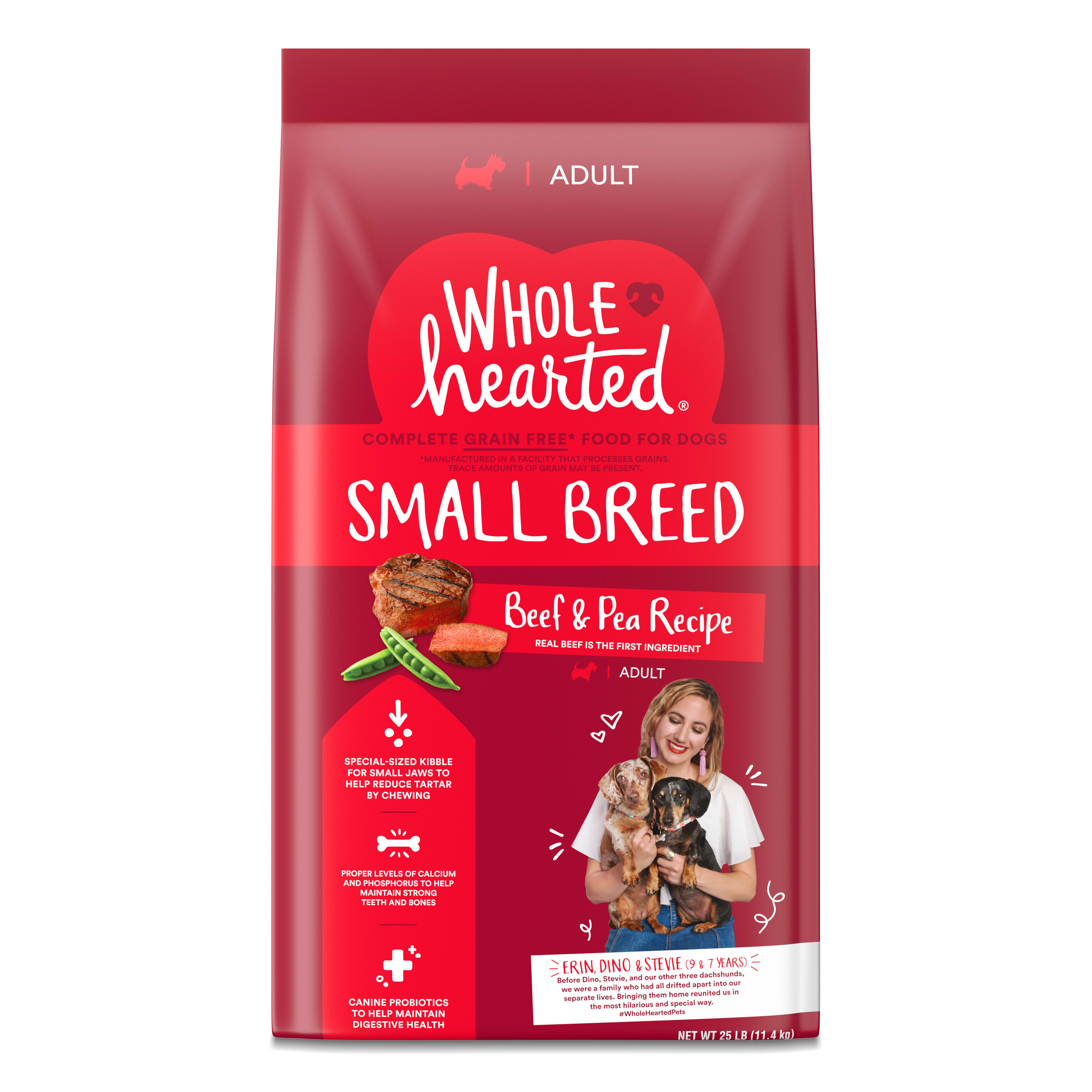 wholehearted small breed dog food