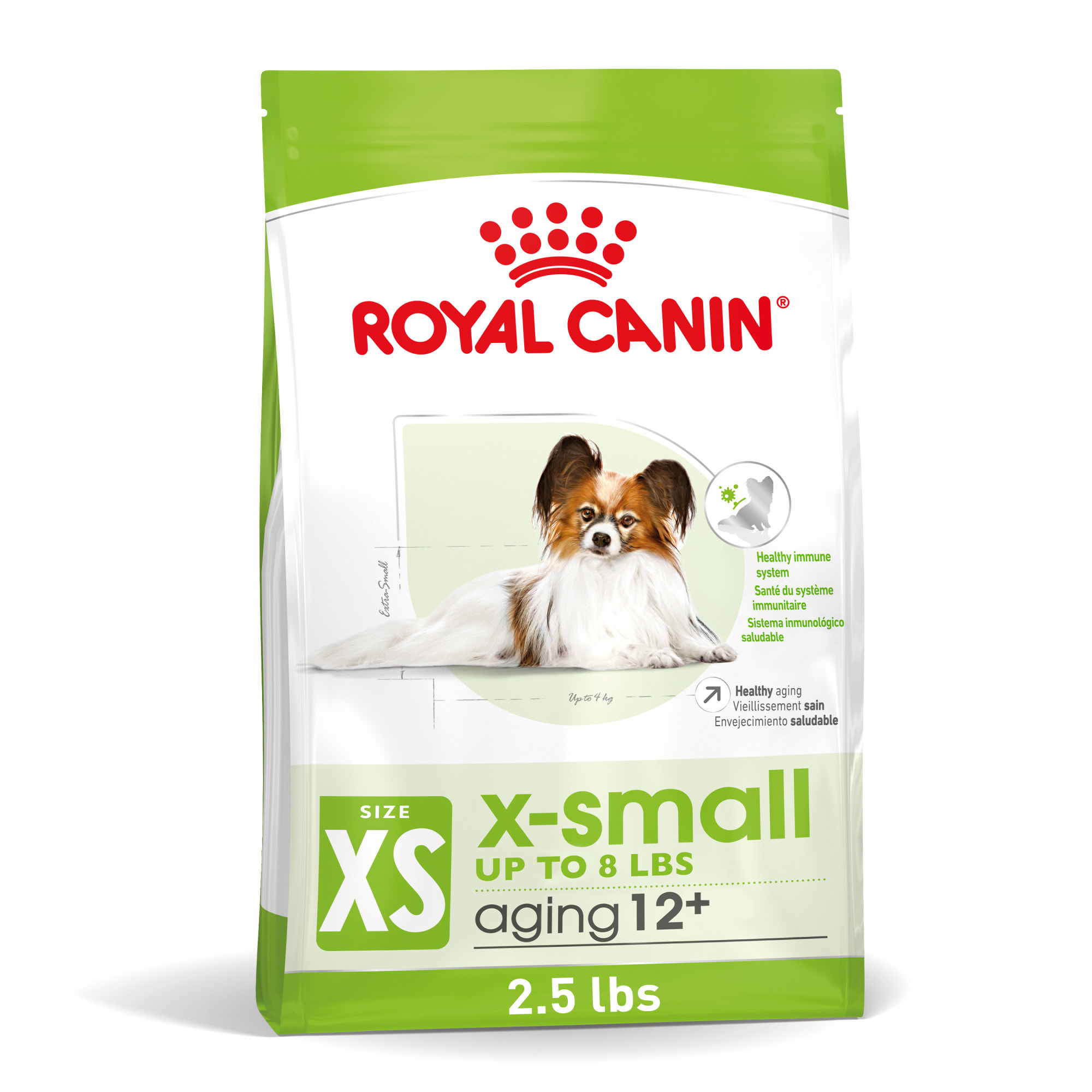 UPC 030111512420 product image for Royal Canin Size Health Nutrition X-Small Aging 12+ Dry Dog Food, 2.5 lbs. | upcitemdb.com