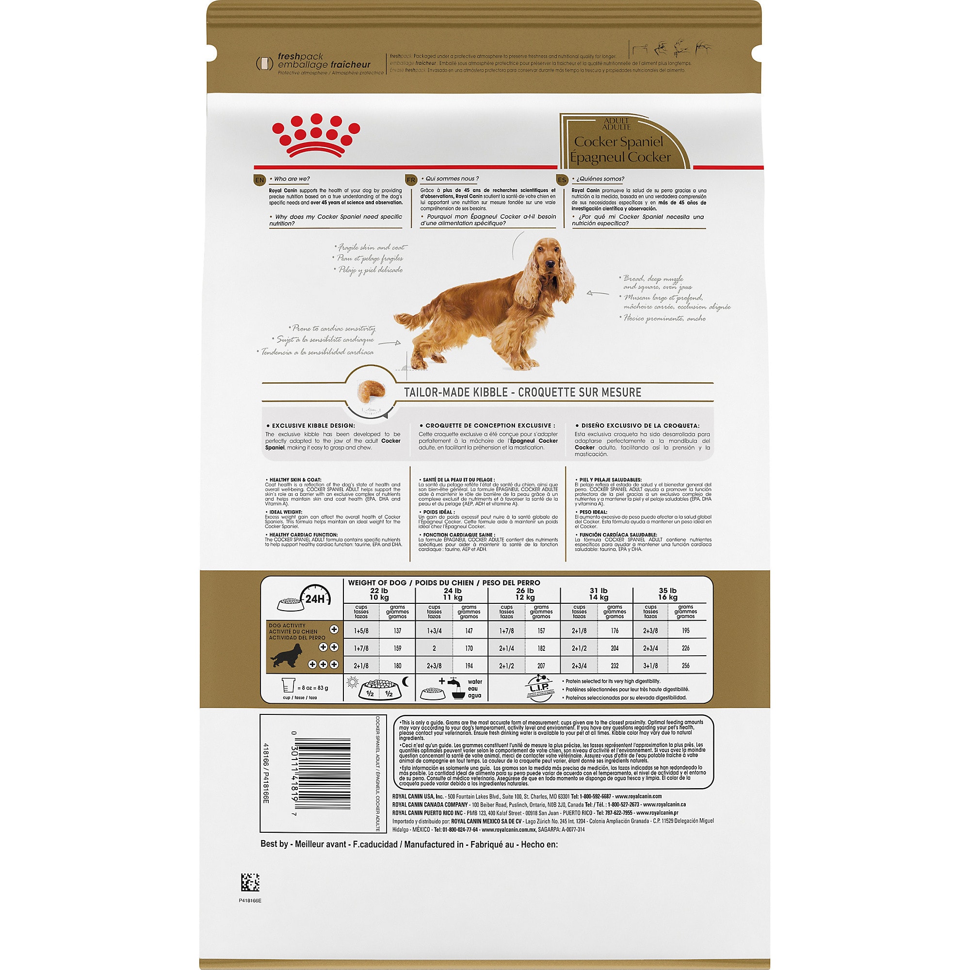 royal canin cocker spaniel 3kg