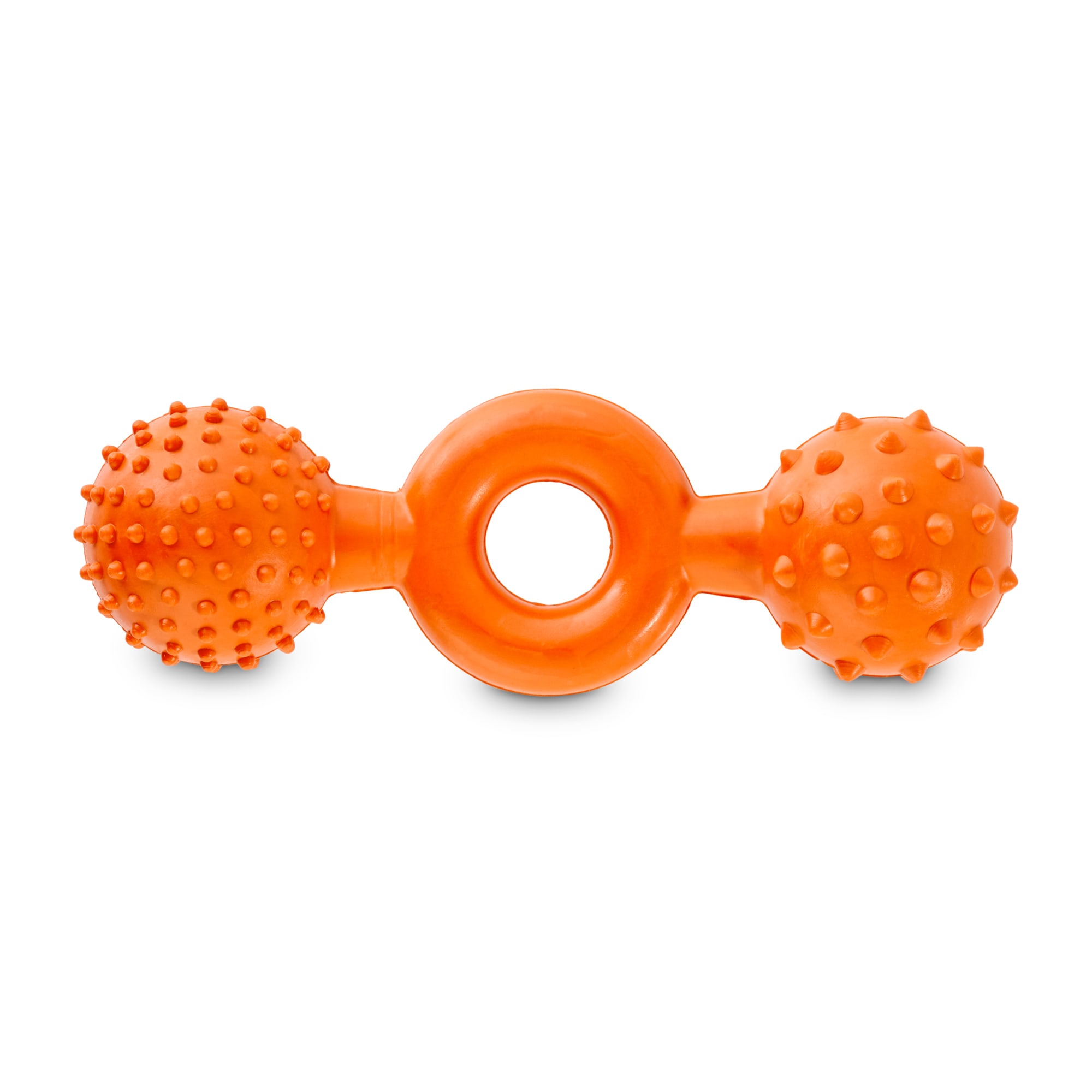 Leaps Bounds Chomp and Chew Rubber Dumbbell Dog Toy in Assorted