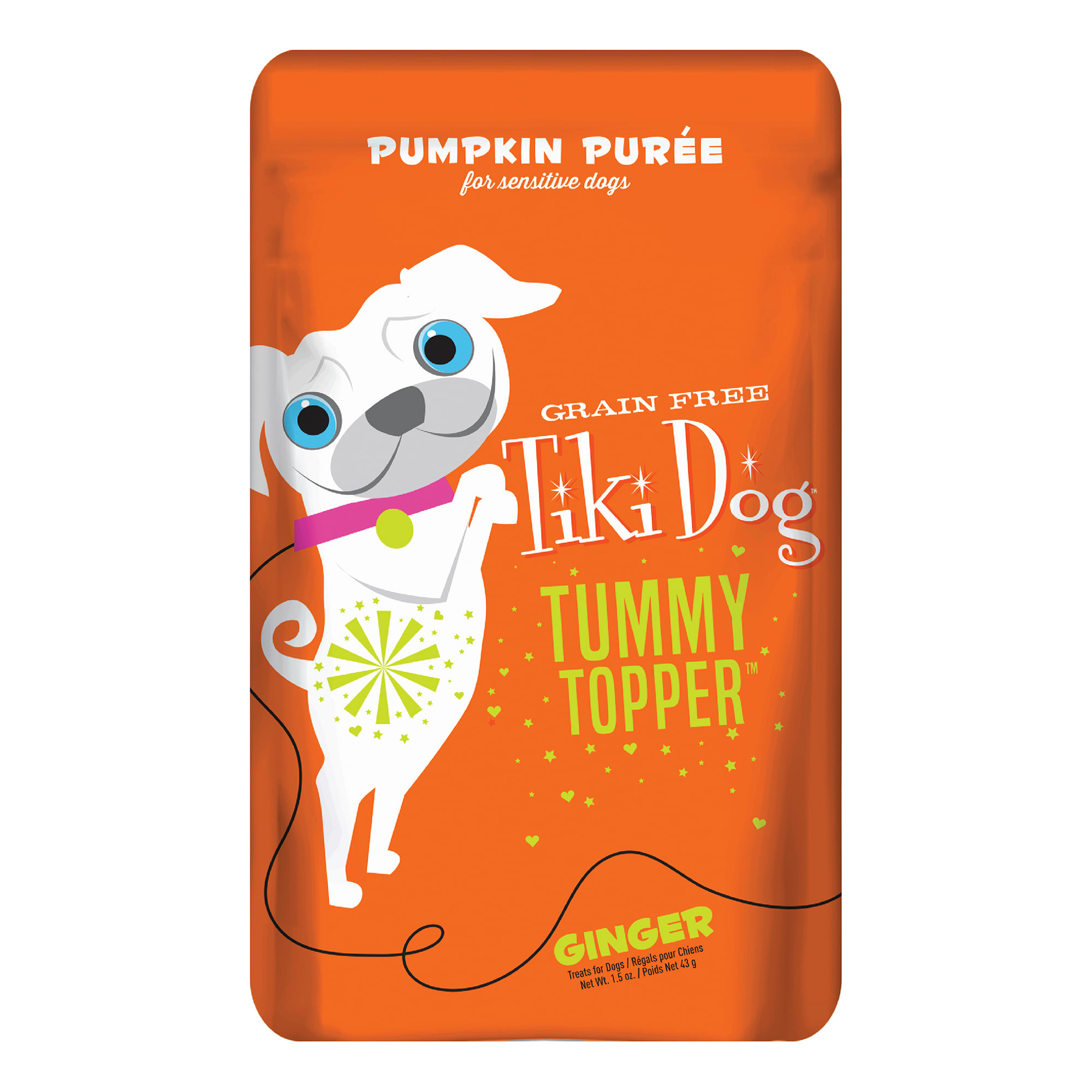 Tiki Dog Tummy Topper Pumpkin \u0026 Ginger 