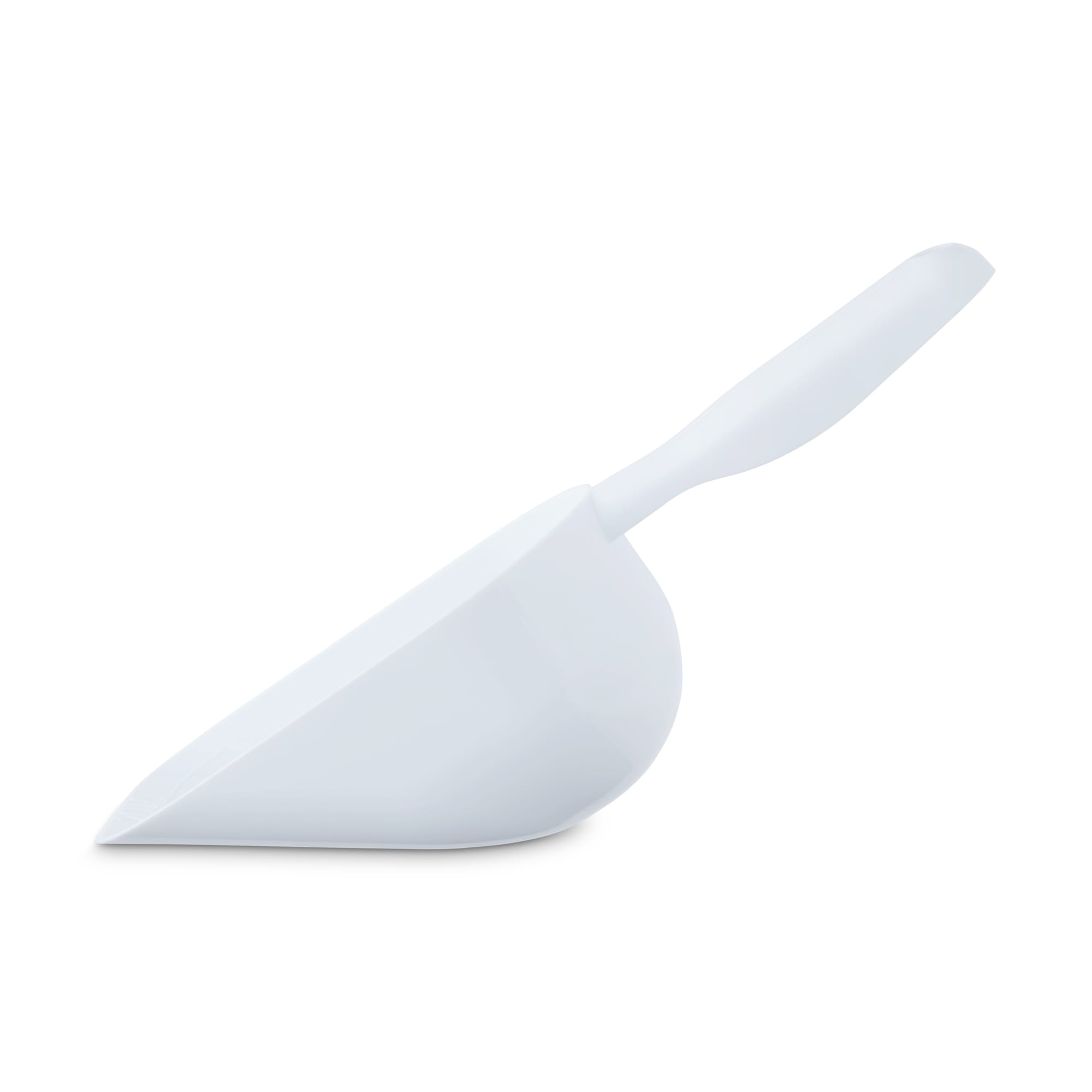 Harmony White Plastic Food Scooper, 2 Cups