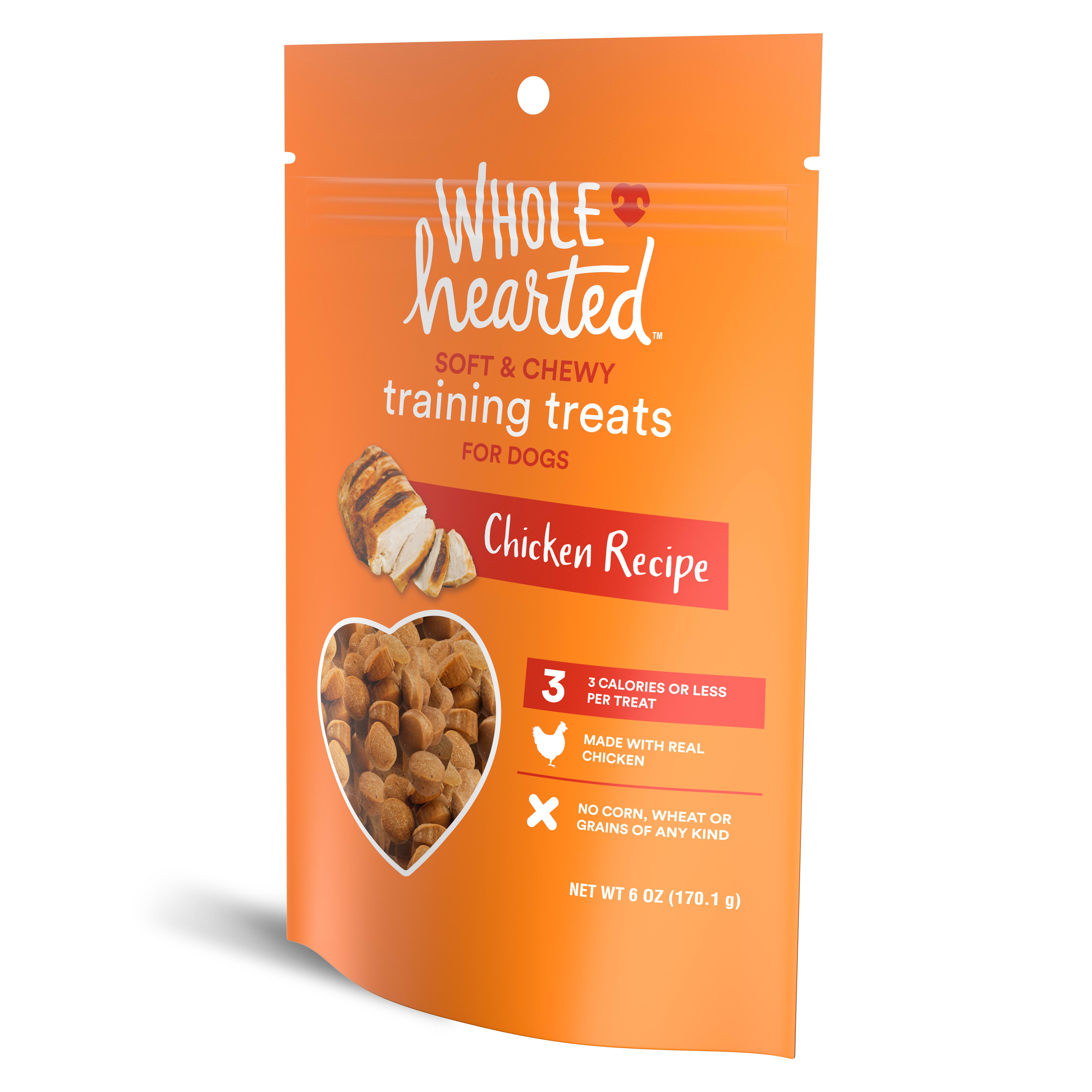 WholeHearted Grain Free Tender Tidbits Chicken Recipe Dog Training Treats 16 oz