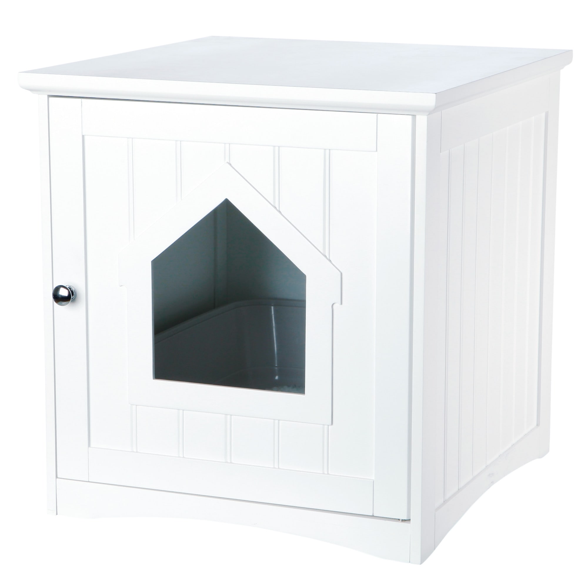 TRIXIE Wooden Pet House White Litter Box 29.5 L X 20 W X 20.75 H Petco