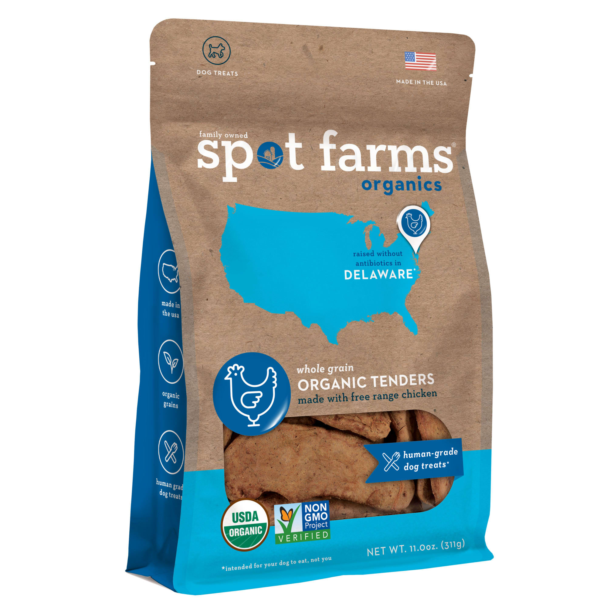 Spot Farms Organic Chicken Jerky Dog Treats 11 oz. Petco