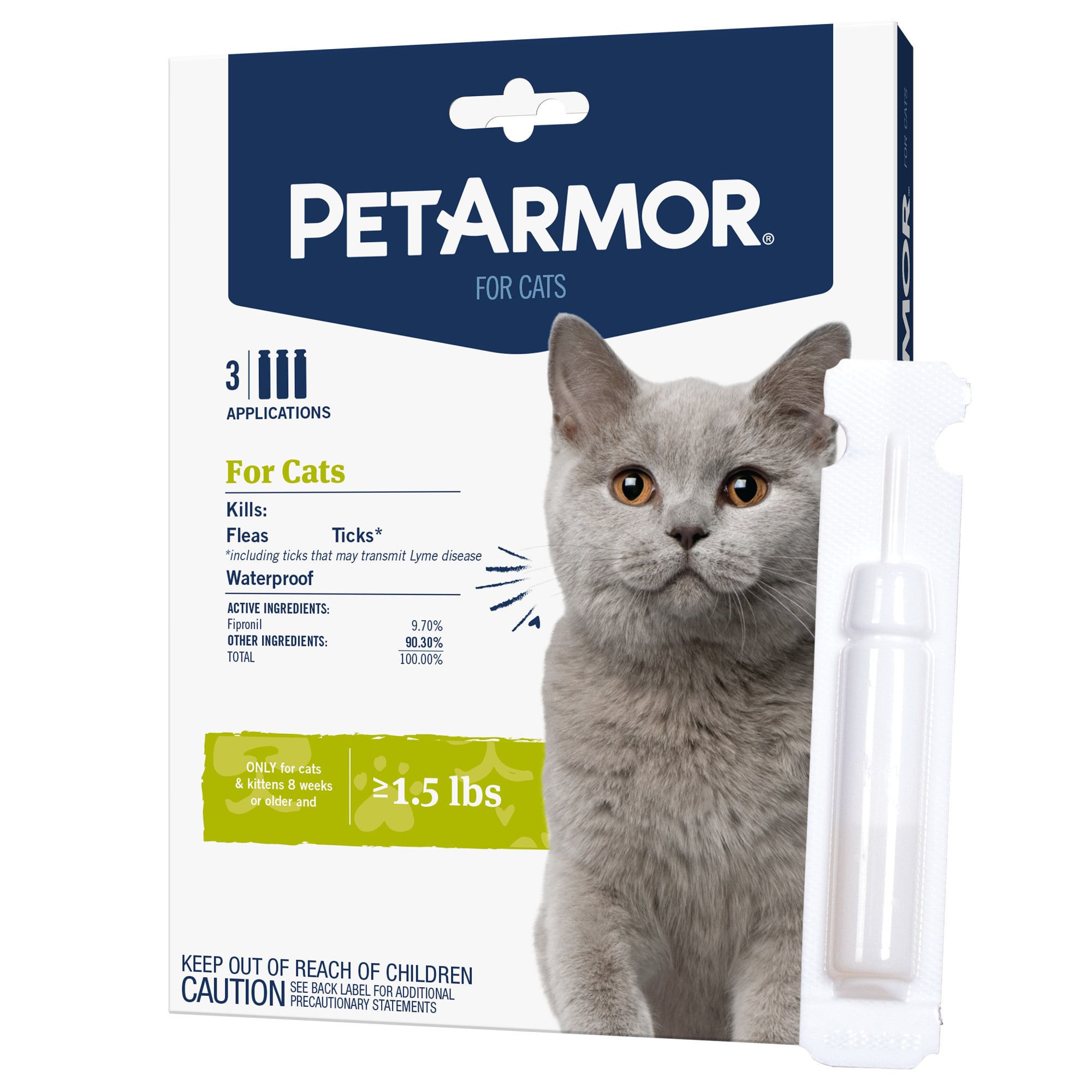 PetArmor Flea and Tick Treatment for Cats Topical 6 Monthly