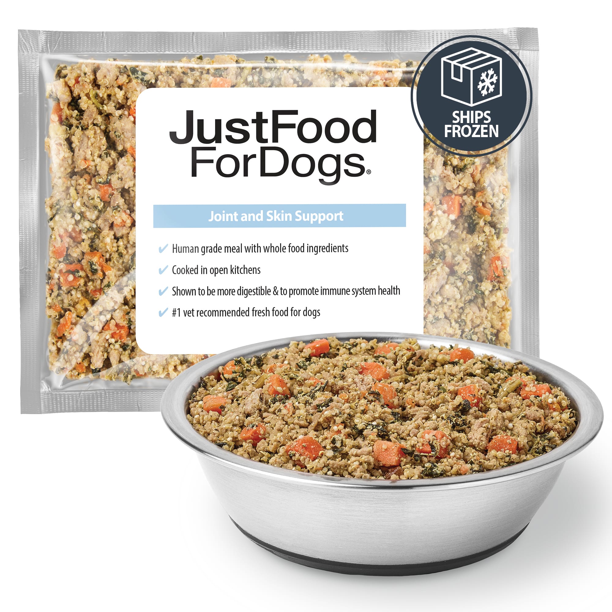 JustFoodForDogs Diets Joint Skin Frozen Dog Food 72 oz. Case