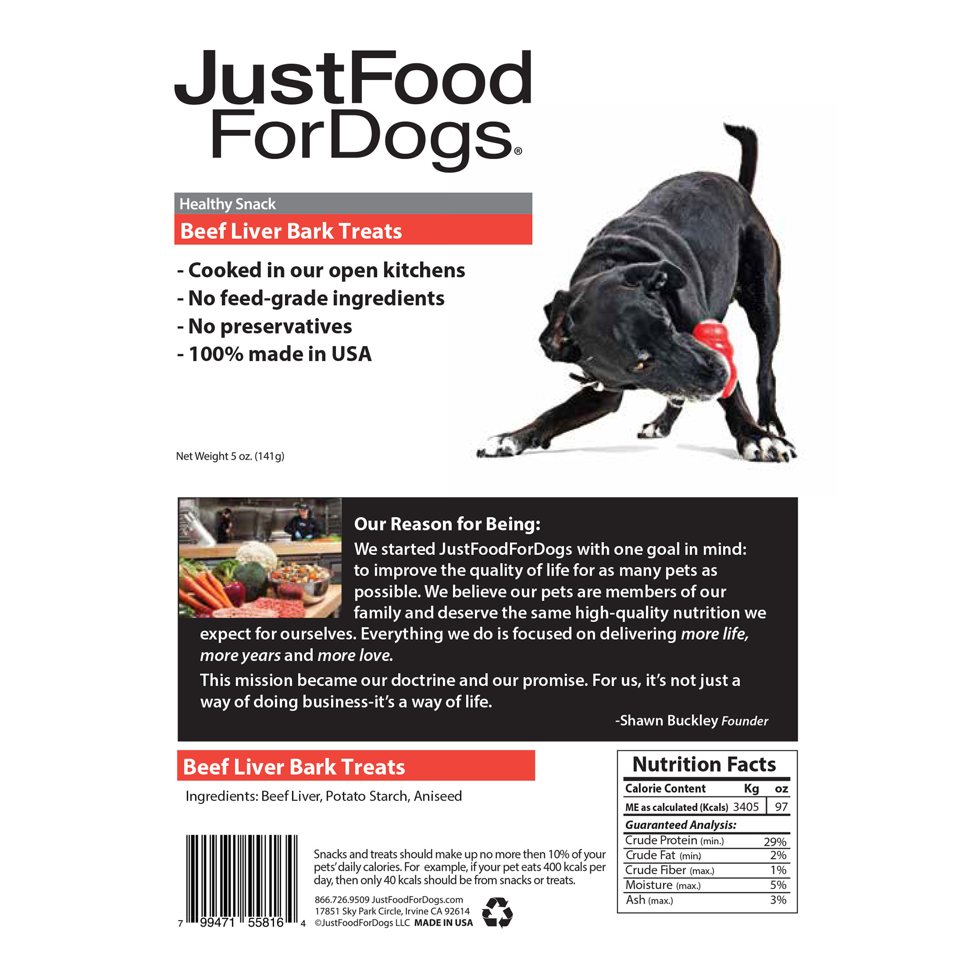 Just food 2025 for dogs llc