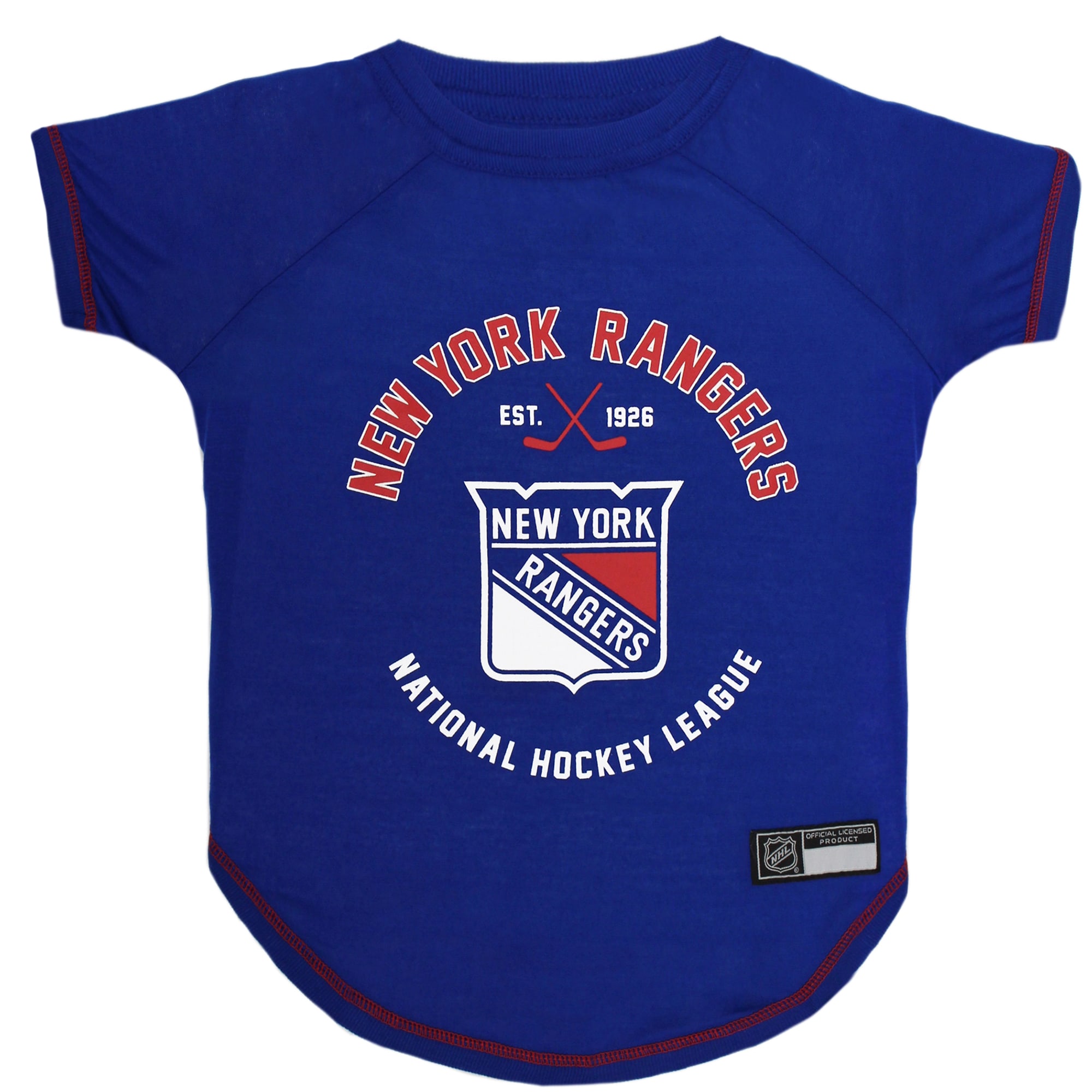 New York Rangers Pet T-Shirt - Large