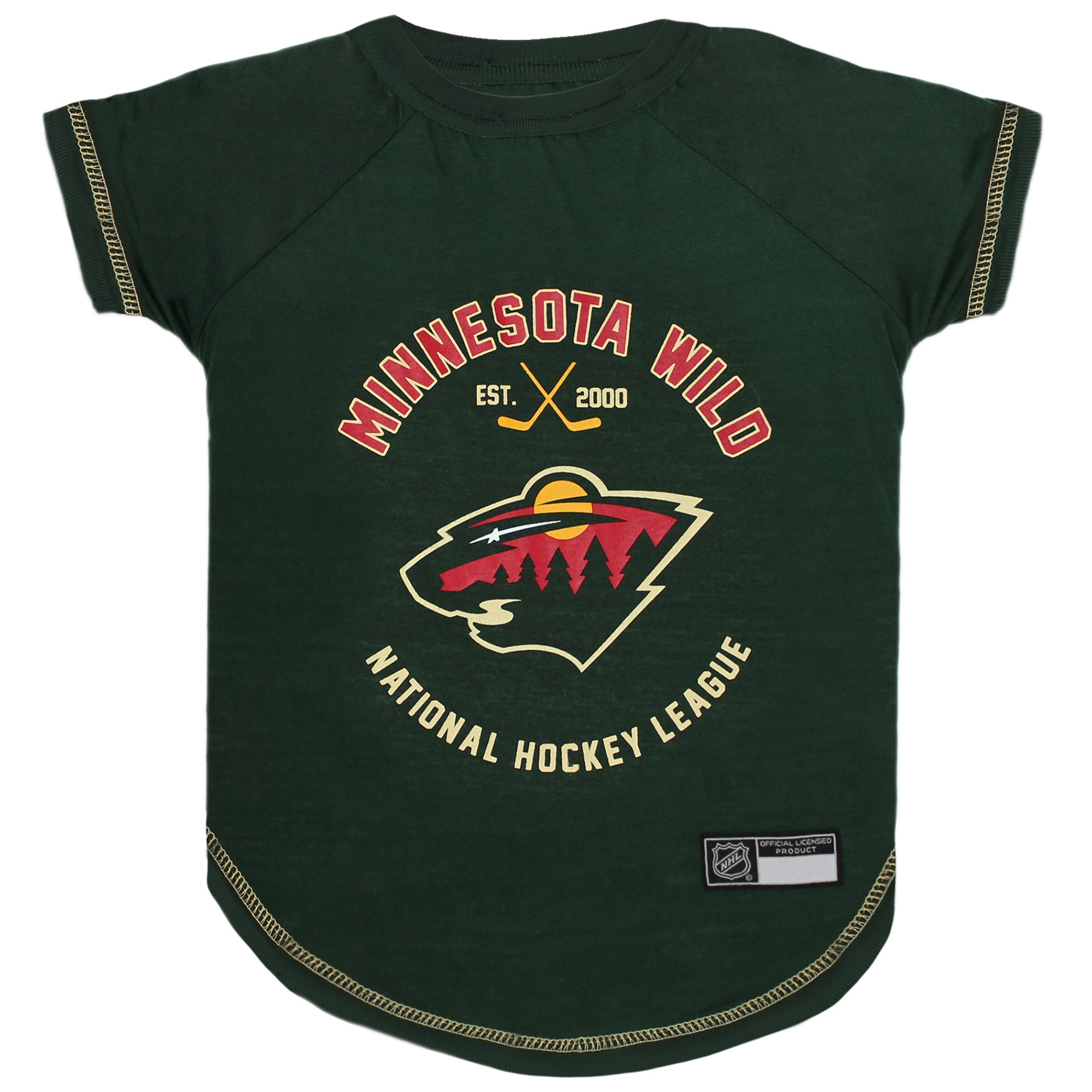  Hunter Manufacturing Minnesota Wild Premium Dog Pet Hockey  Jersey w/Name Tag Small : Sports & Outdoors