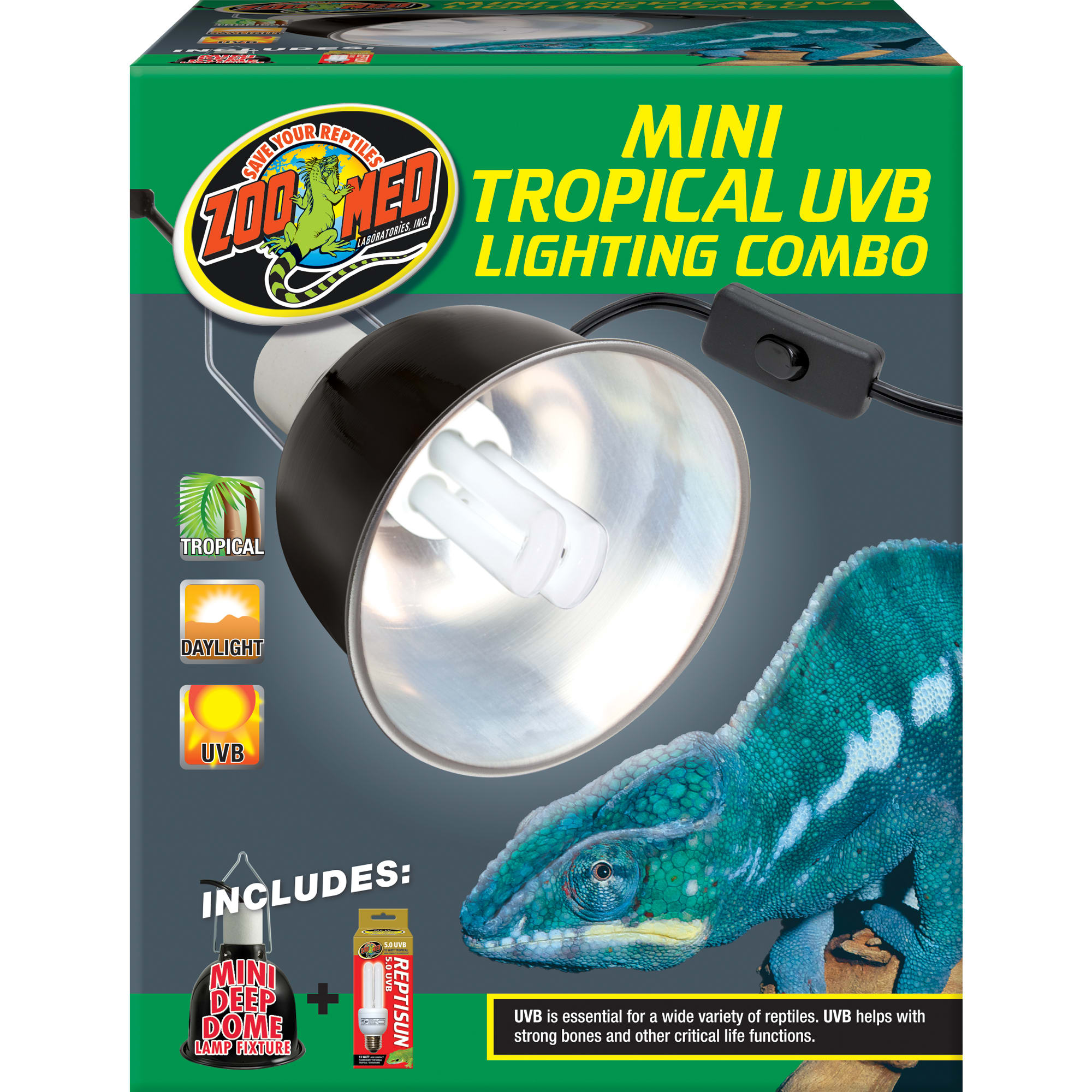 Zoo Med Mini Tropical UVB Lighting 