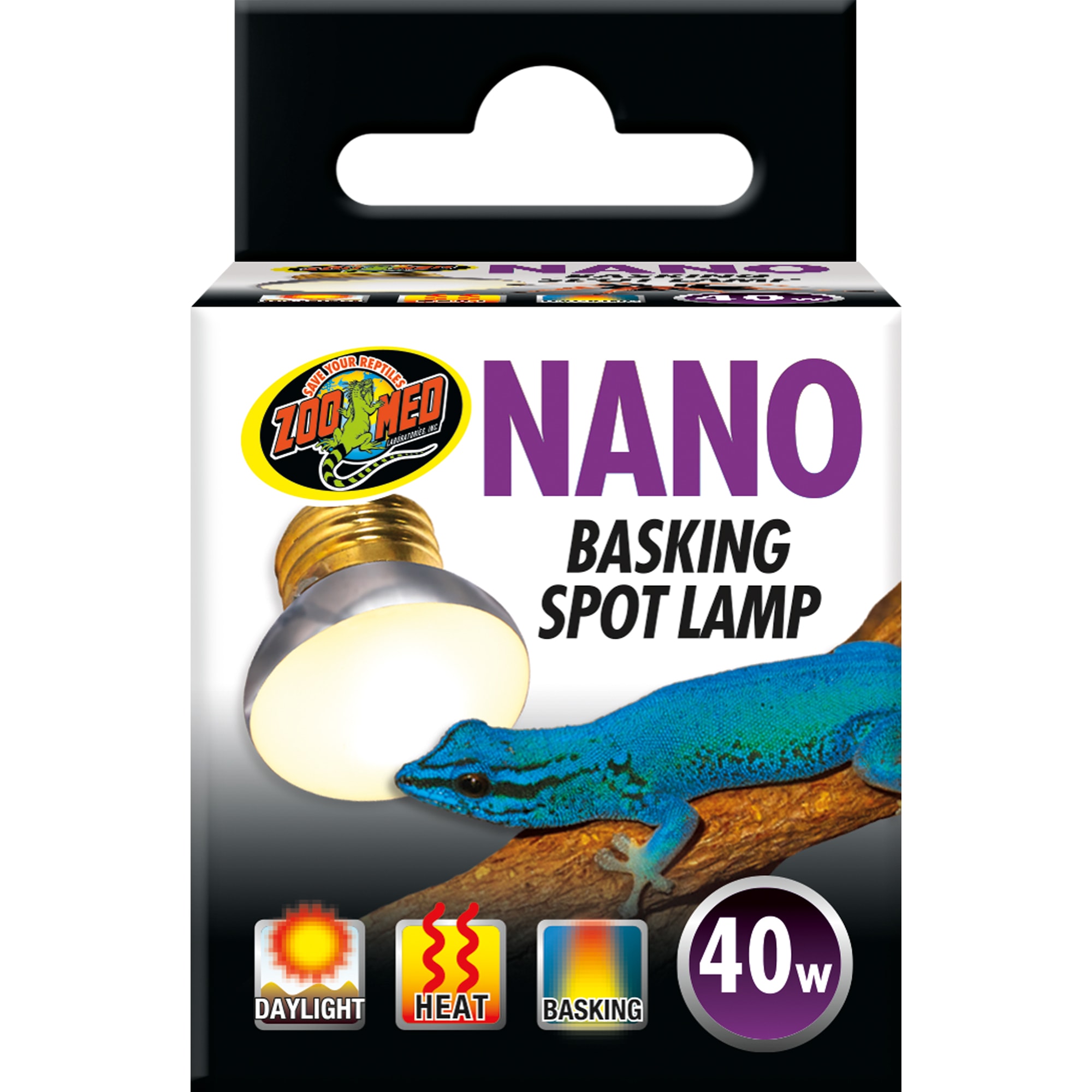 Penelope misdrijf eerlijk Zoo Med Nano Basking Spot Lamp, 40 Watt | Petco