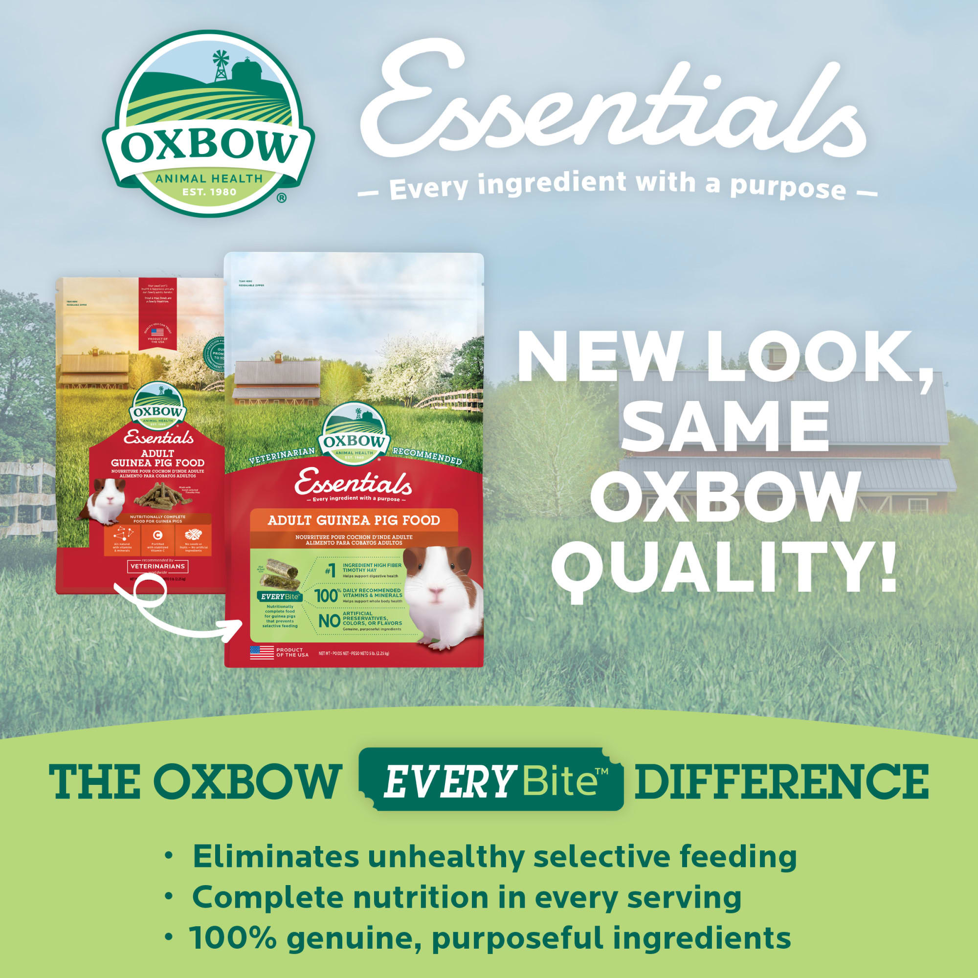 Oxbow guinea pig food petco sale