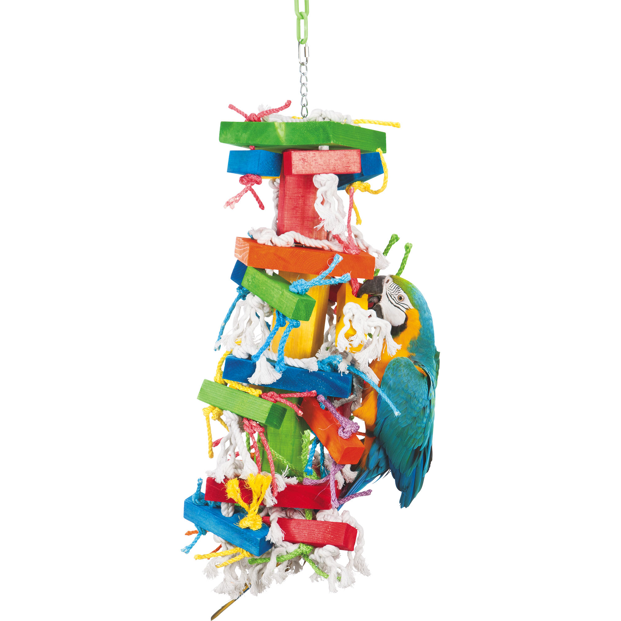 Caitec Paradise Knots N Blocks Hanging Bird Toy, XX-Large | Petco