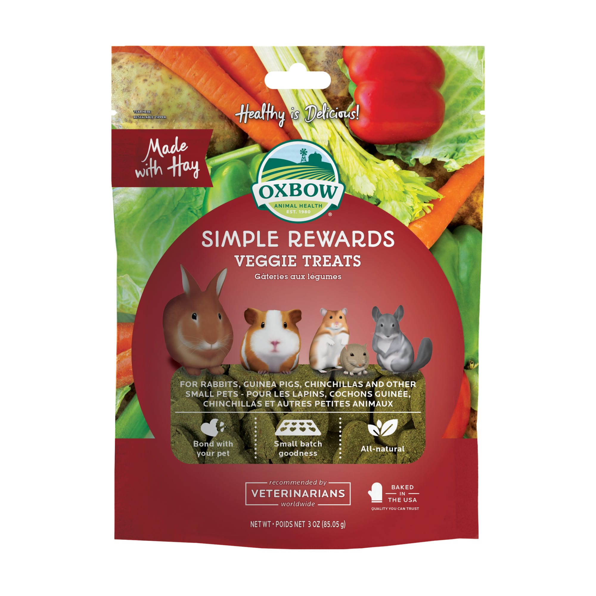 Oxbow Simple Rewards Veggie Treats Oxbow Simple Rewards Veggie Treats