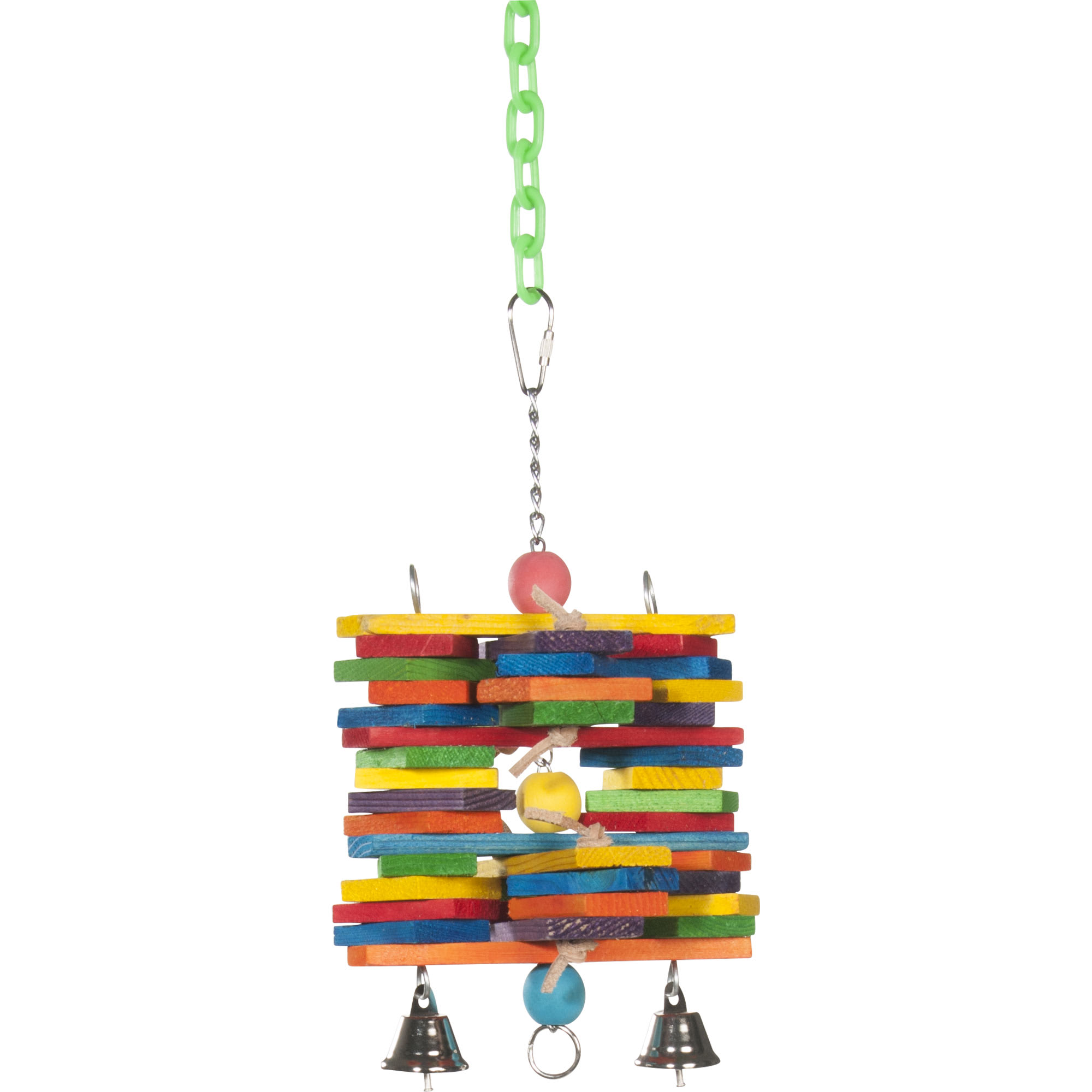 Super Bird Creations Wood Pile Hanging Bird Toy, Large