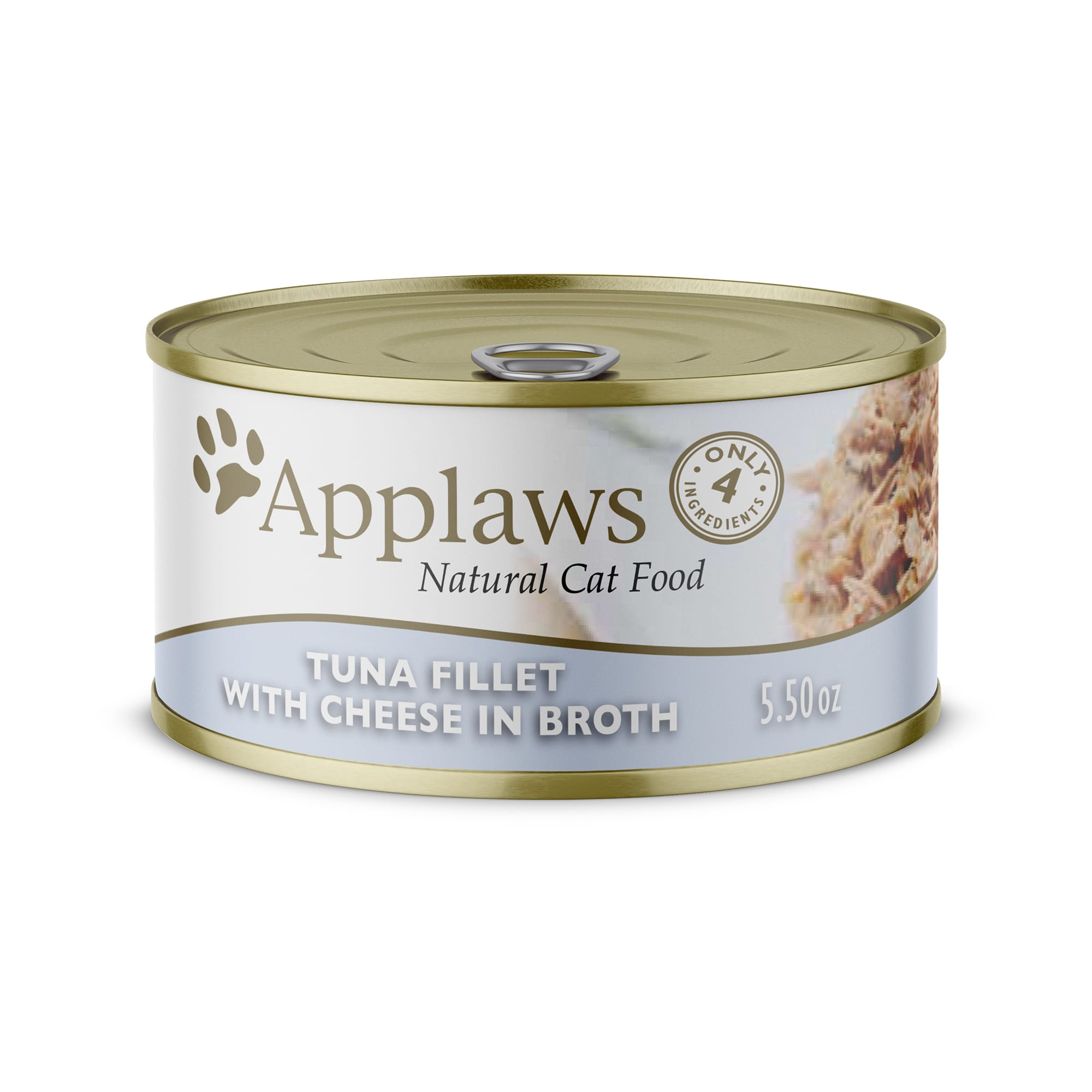 Applaws Natural Tuna Fillet with Cheese in Broth Wet Cat Food 5.5