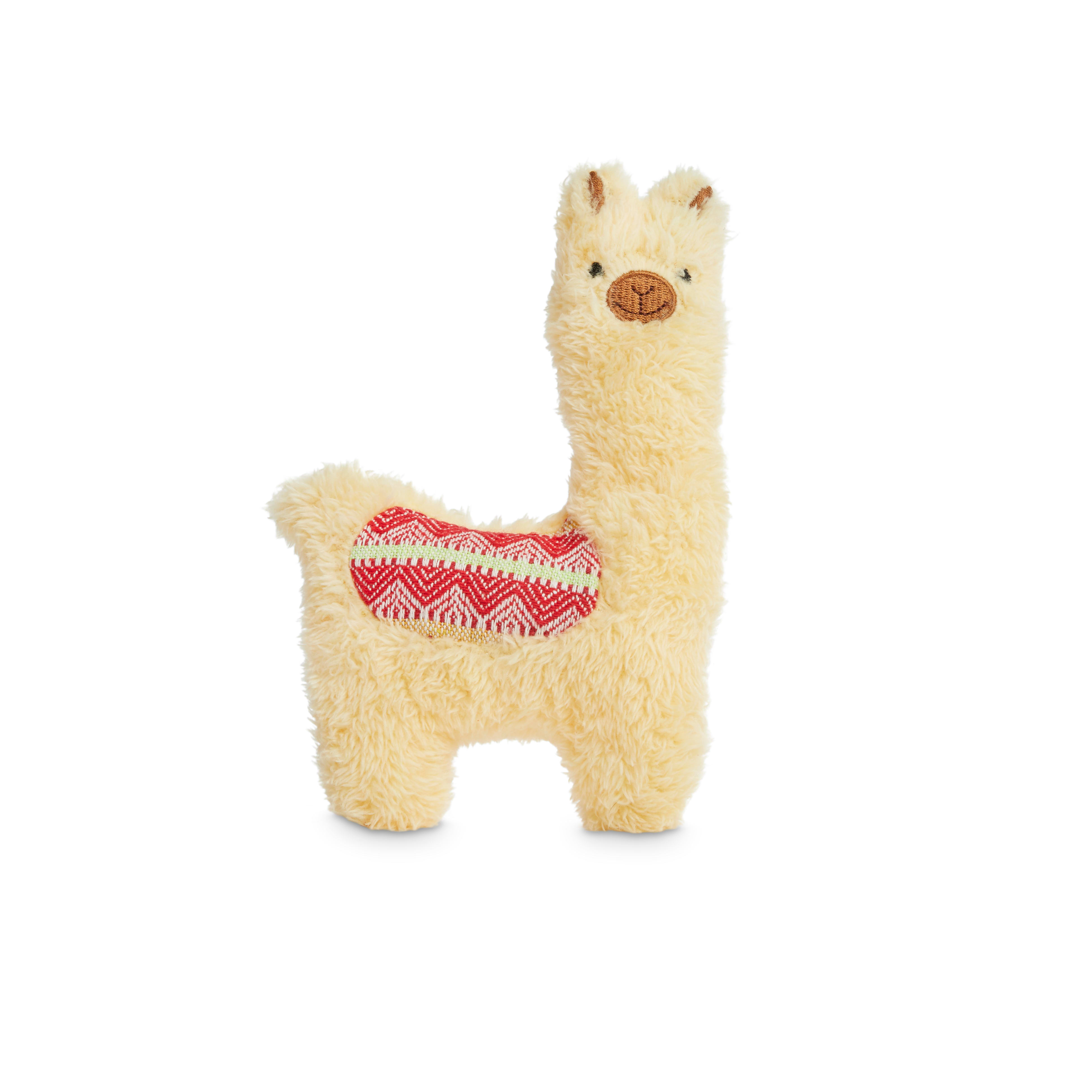 stuffed llama dog toy