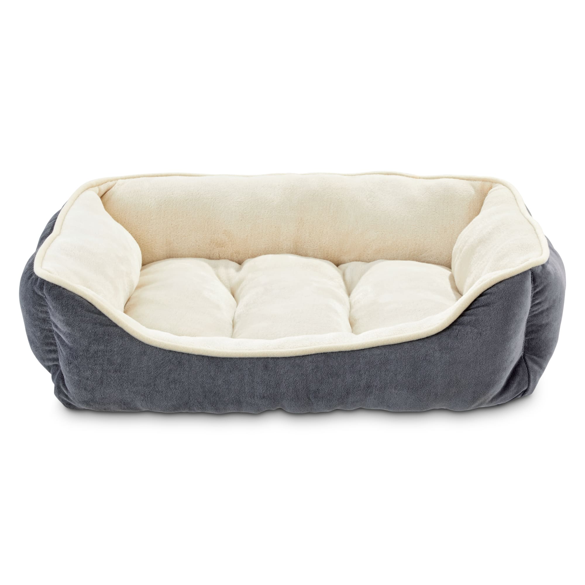 Animaze Gray Bolster Dog Bed, 24\