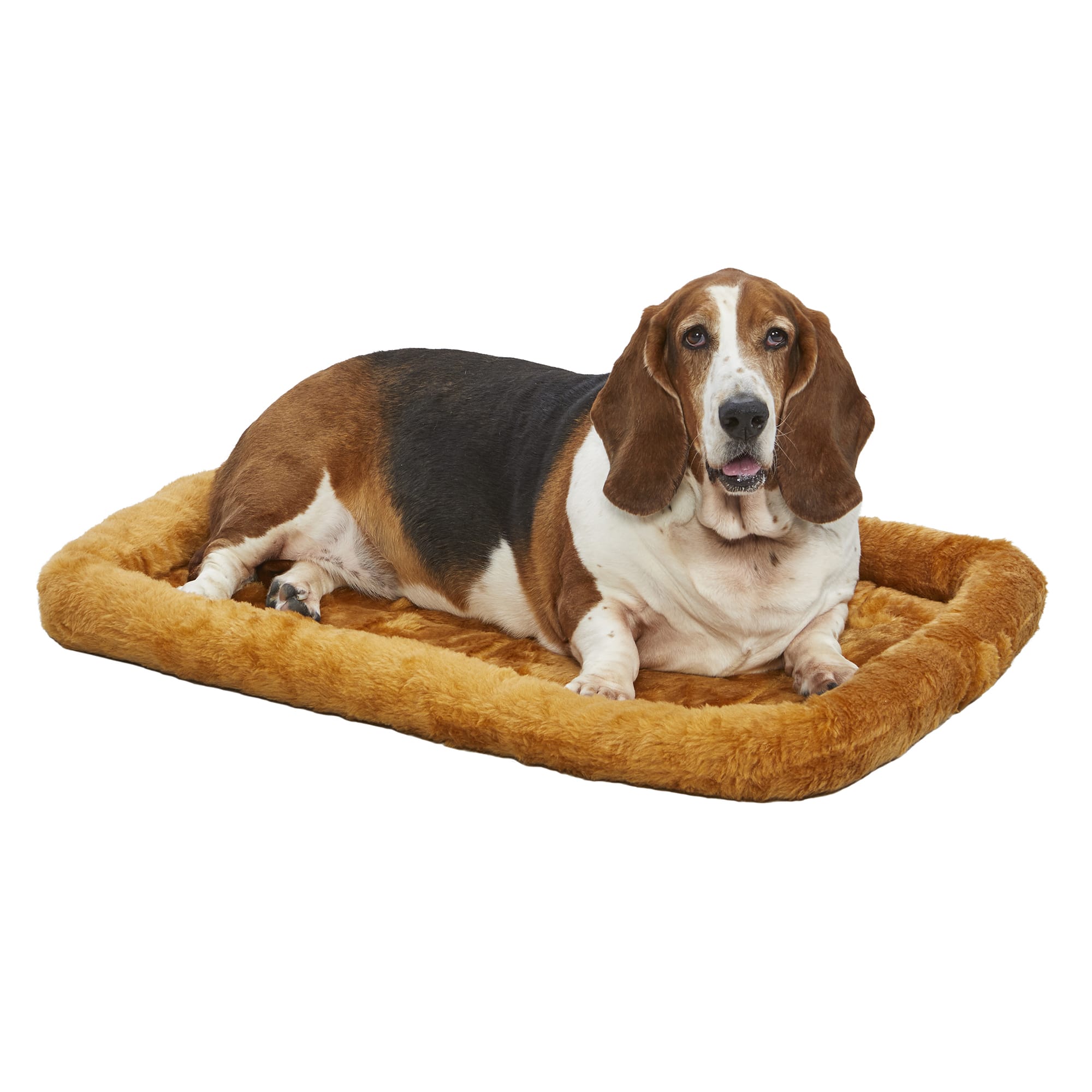 MidWest QuietTime Pet Bed & Dog Crate Mat, Cinnamon 36"