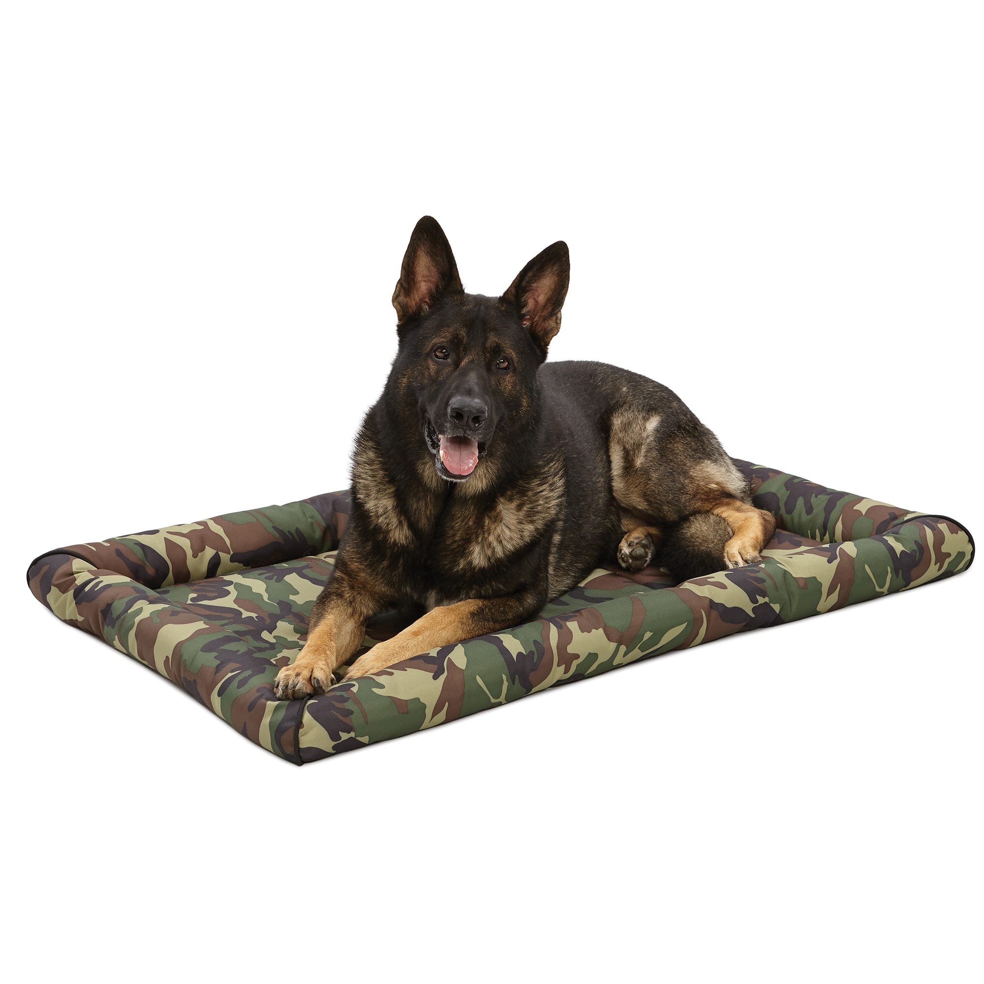 Large camo outlet dog bed