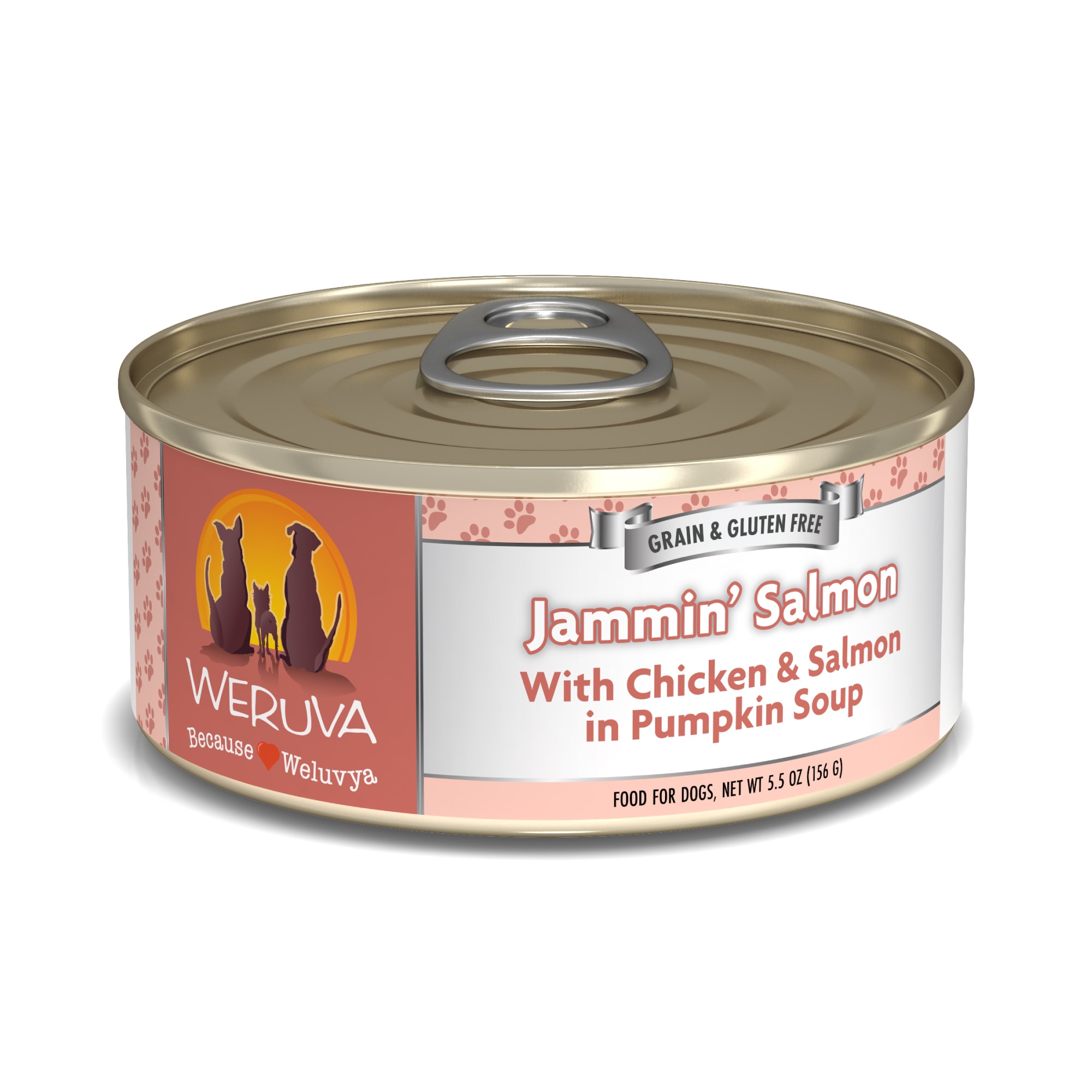 Weruva Classics Jammin' Salmon with Chicken & Salmon in Pumpkin Soup