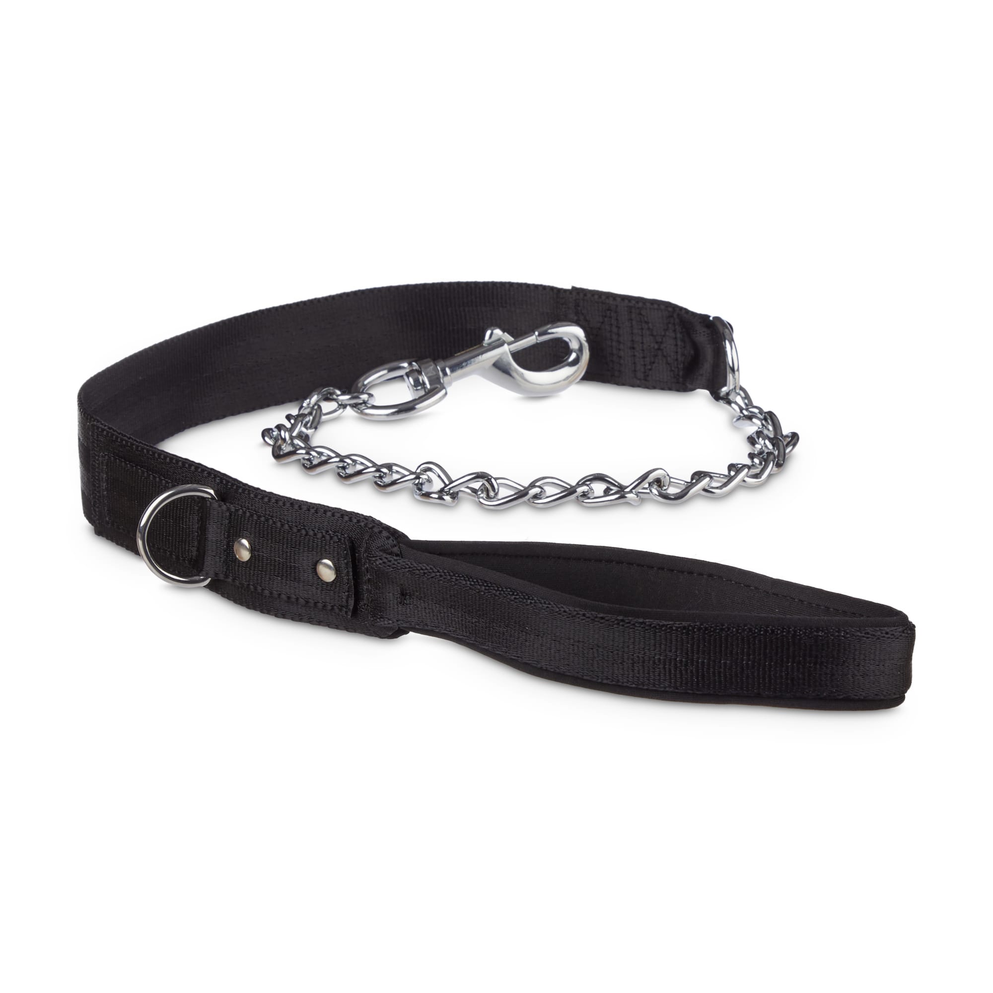 black dog leash