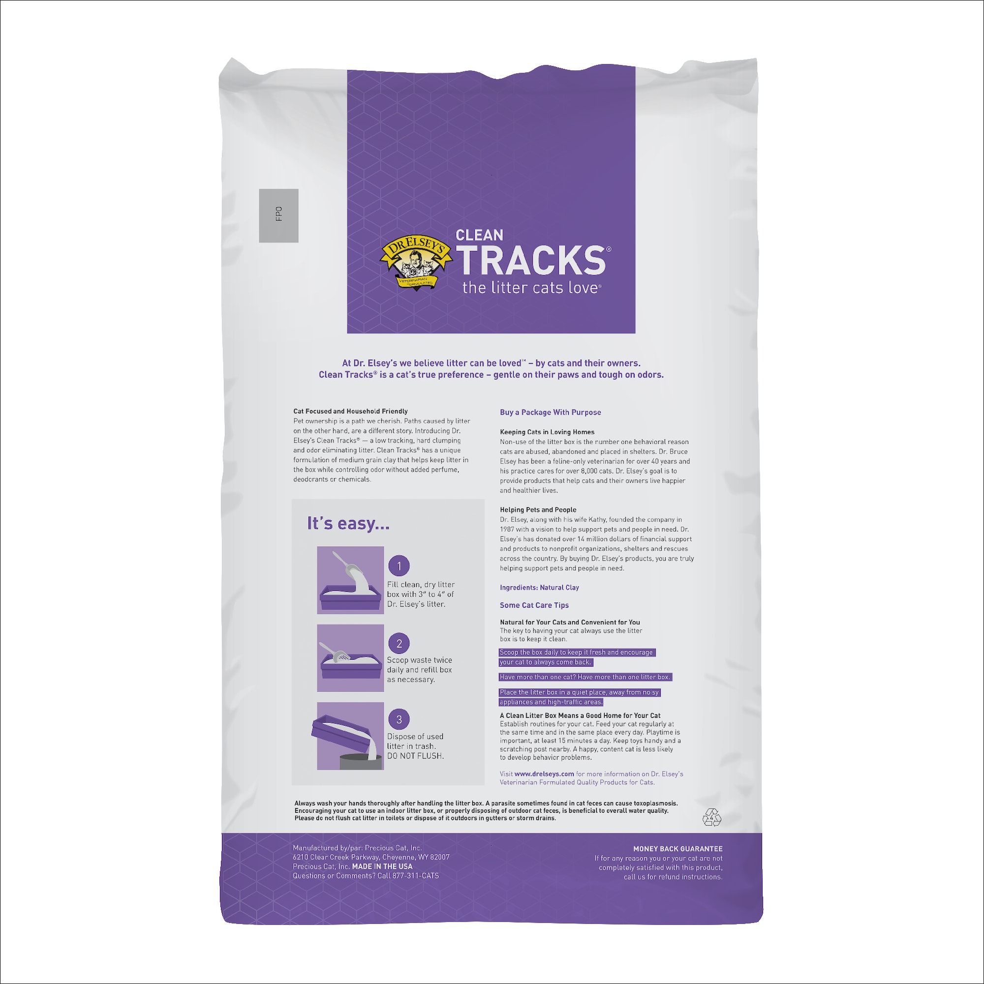 Track free shop cat litter