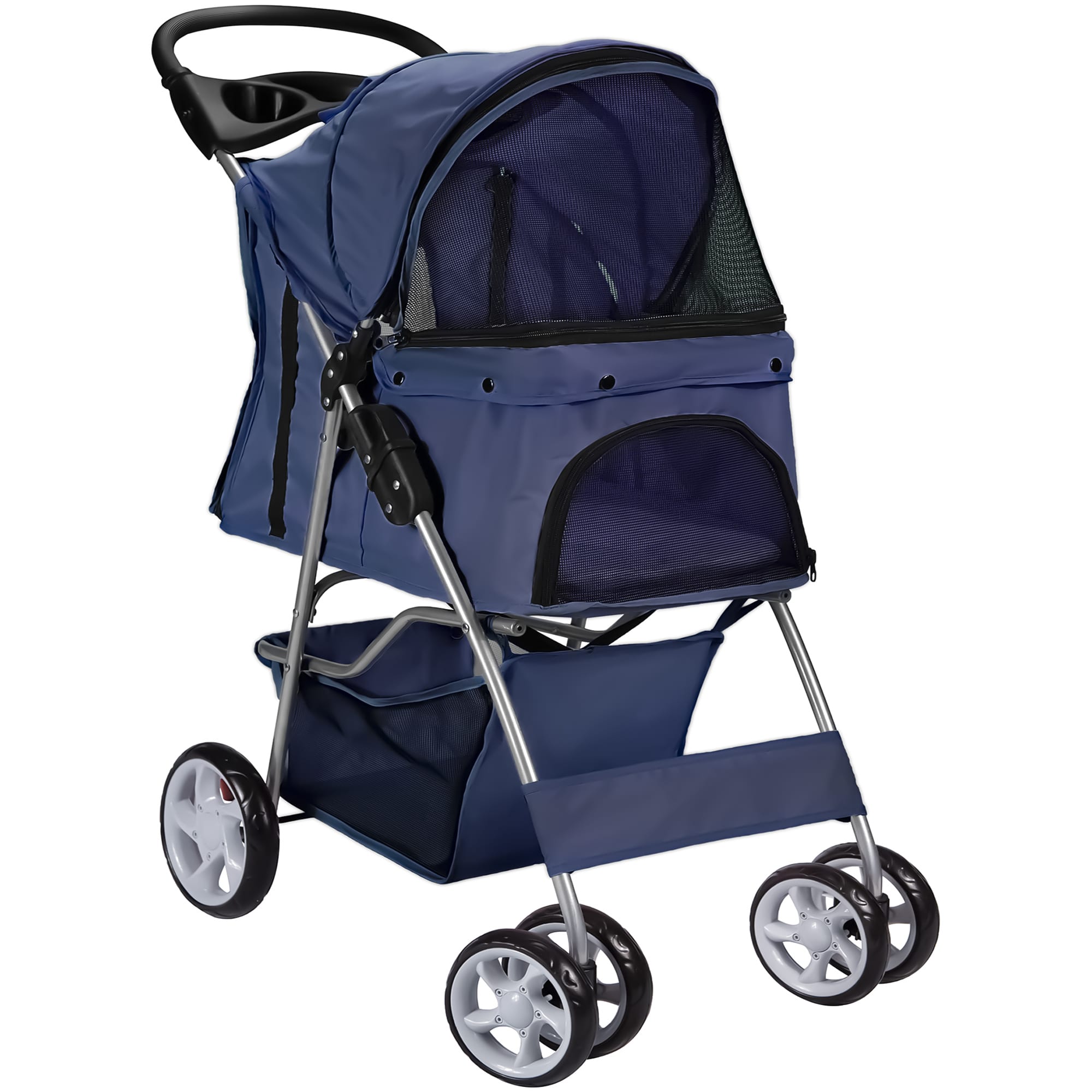 Blue 2025 dog stroller