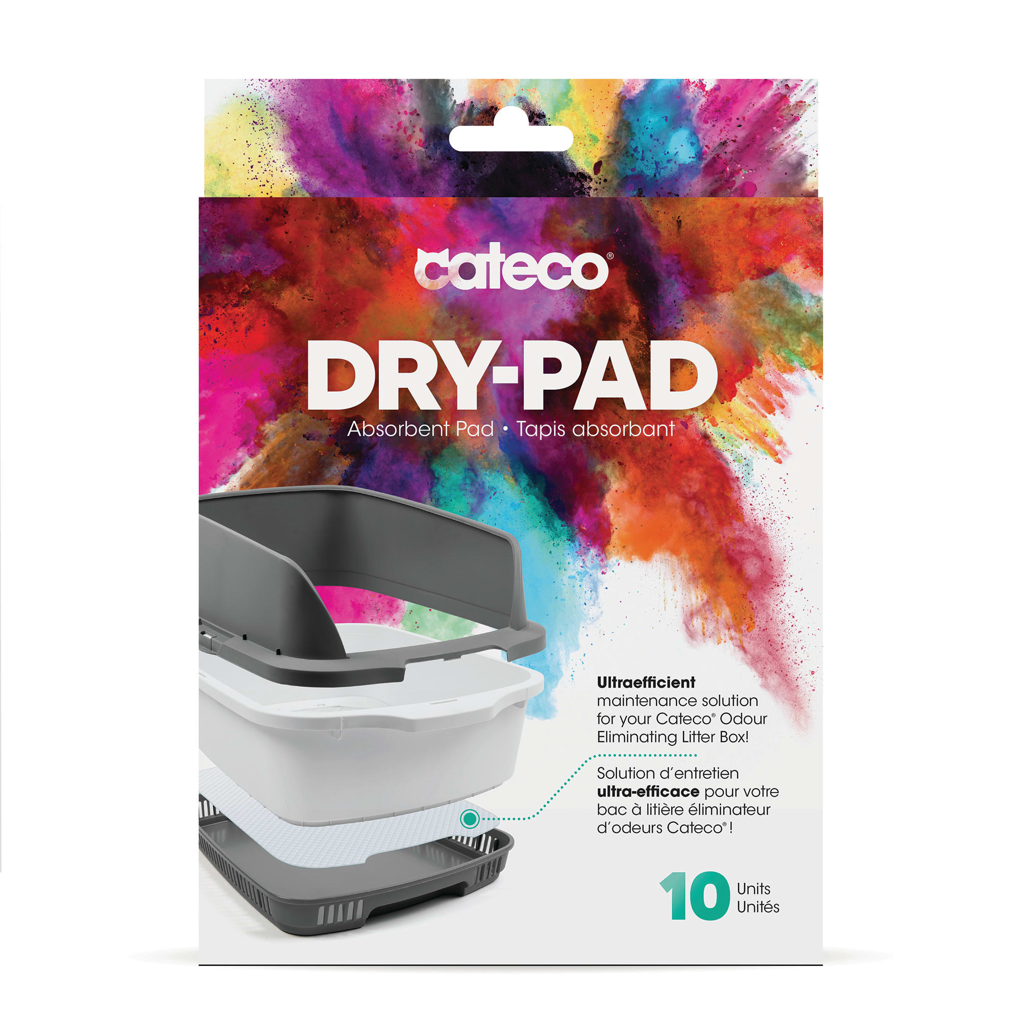 Noba Cateco Large Cat Litter Box Dry Pads, Pack of 10