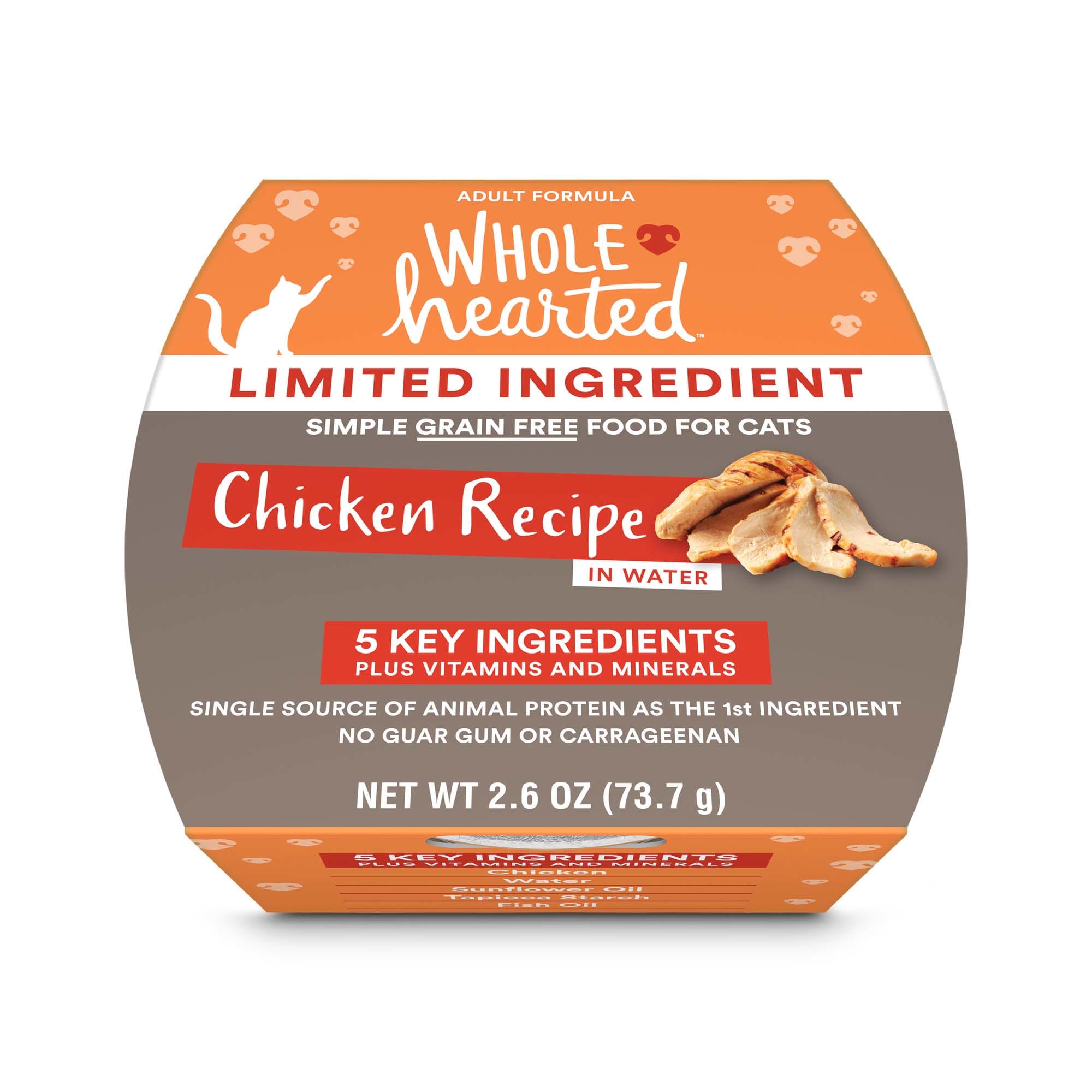 WholeHearted Limited Ingredient Diet GrainFree Chicken Recipe Wet